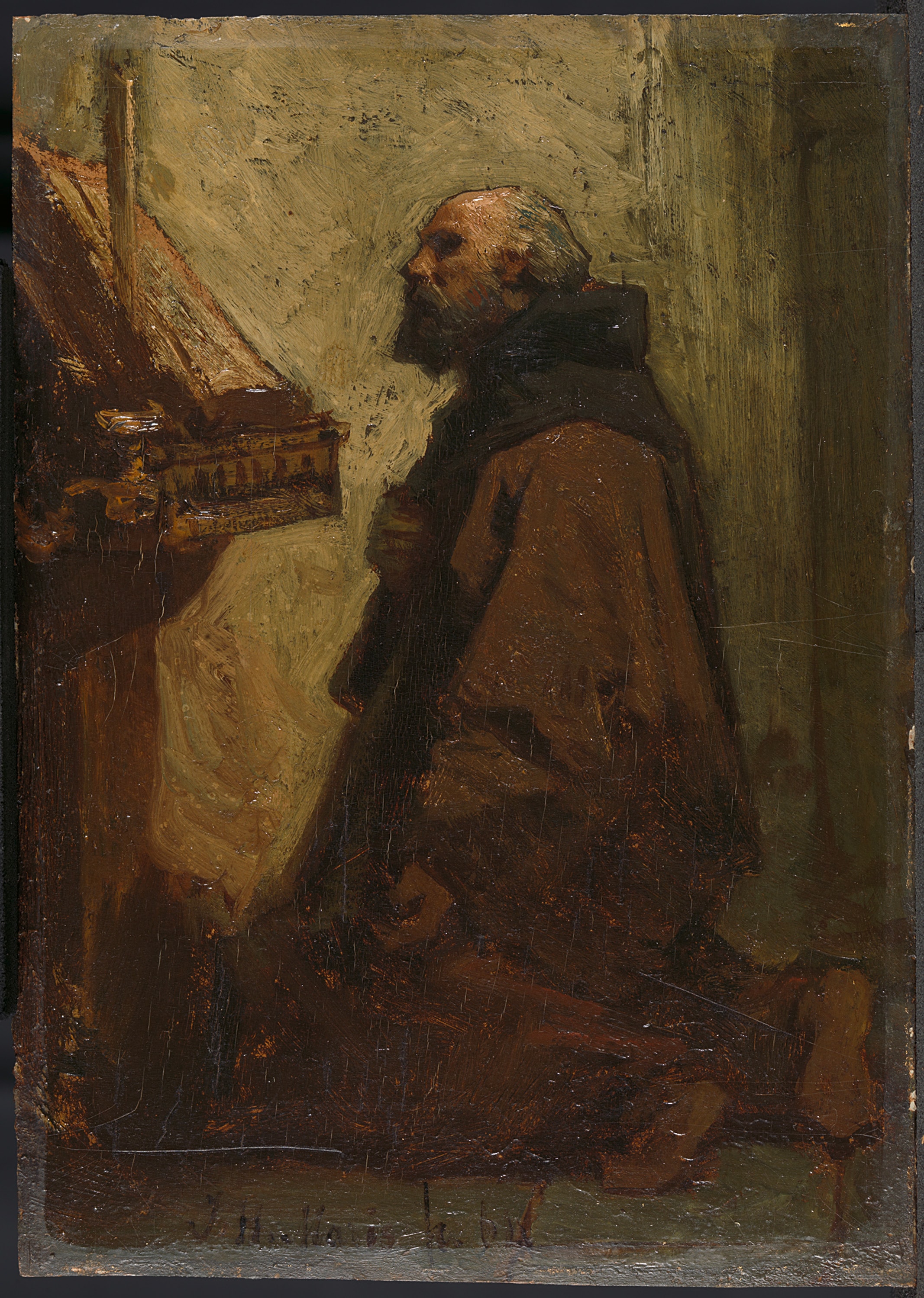 Praying Monk by Jacob Maris