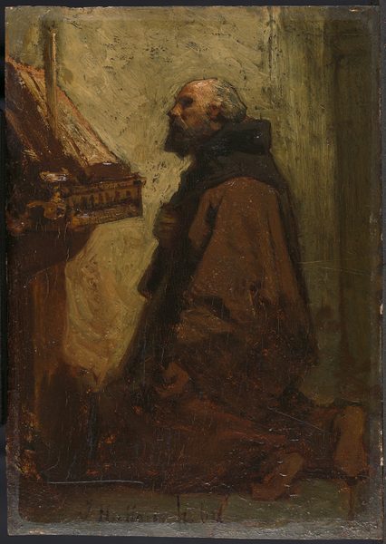 Praying Monk by Jacob Maris