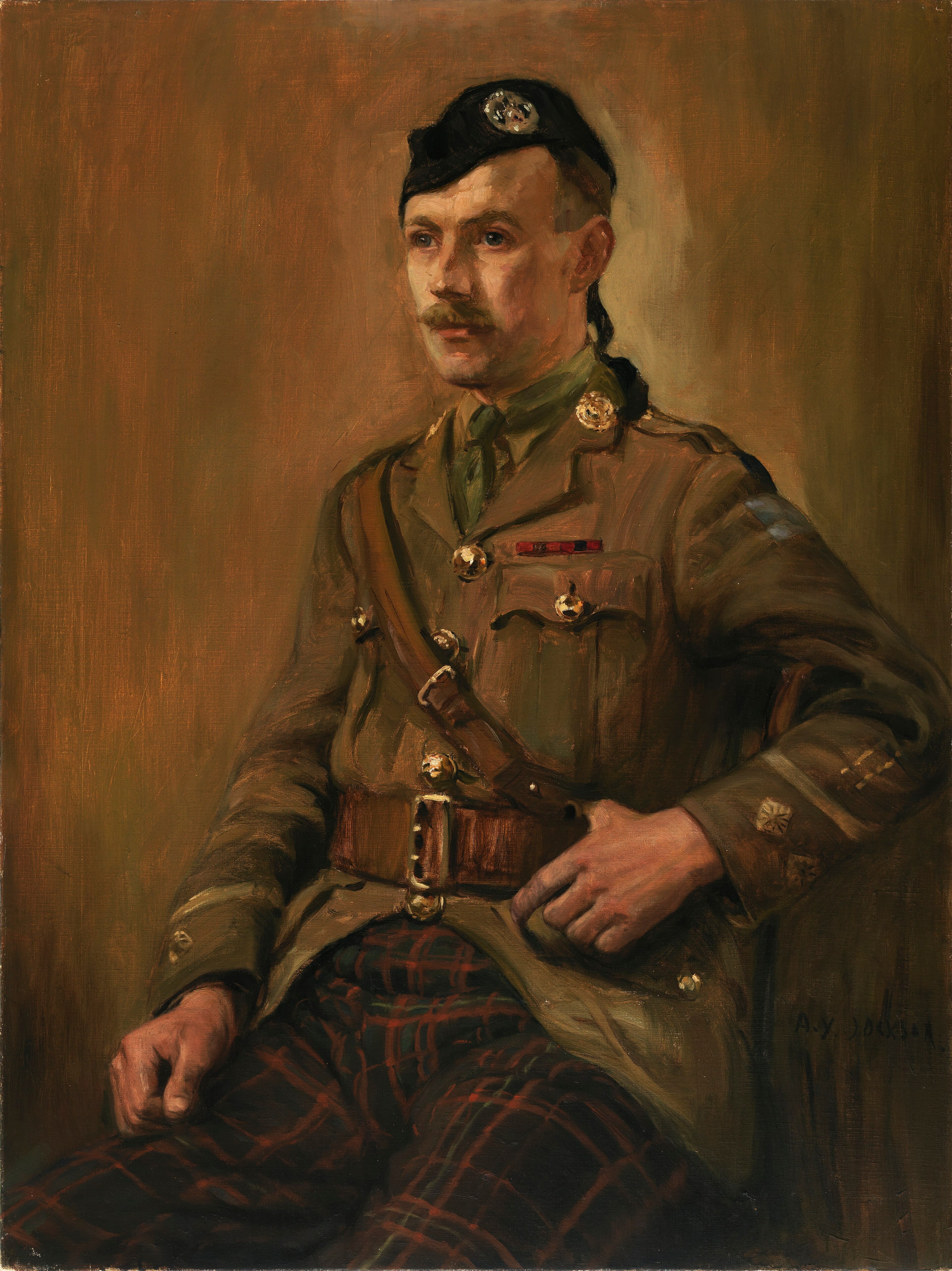 Portrait of Lieutenant Robert Shankland, The Victoria Cross by A. Y. Jackson
