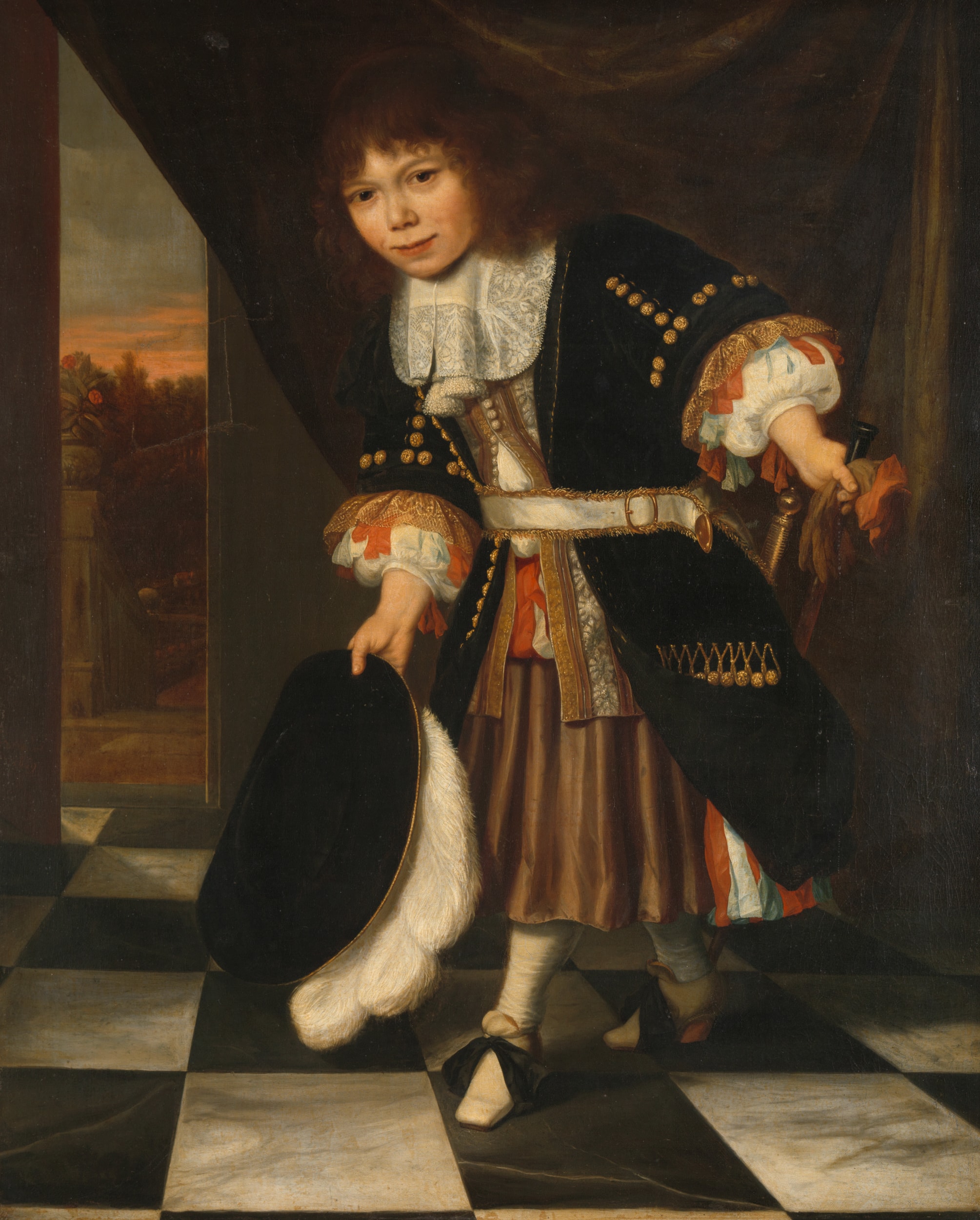 Portrait of a boy by François Verwilt