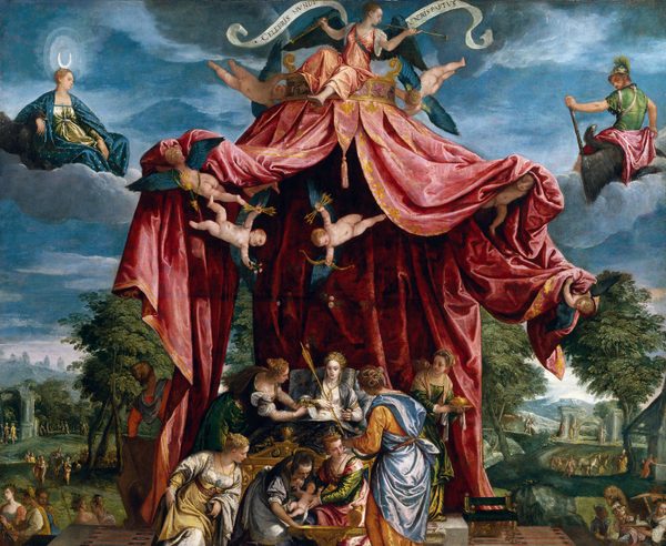 Allegory of the Birth of the Infante Don Fernando by Parrasio Micheli