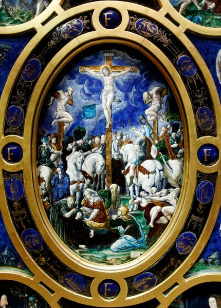 French: retable de la Crucifixion by Léonard Limousin