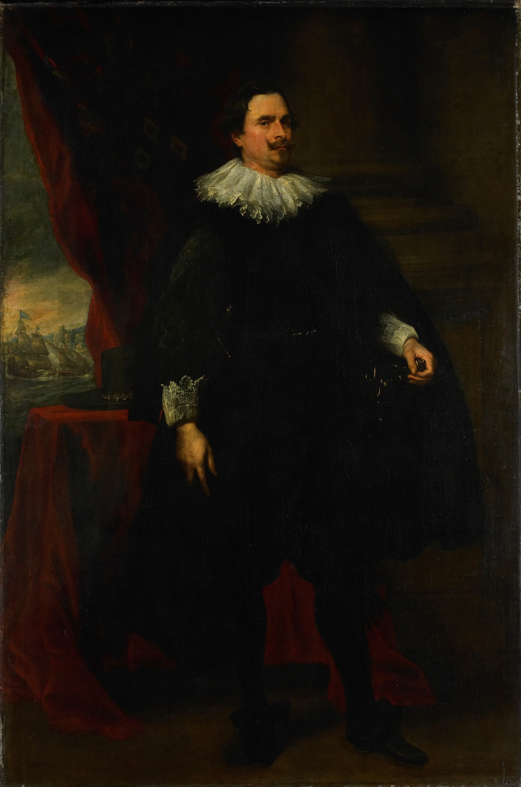 Portrait of François (?) van der Borght, merchant of Amsterdam by Anthony van Dyck