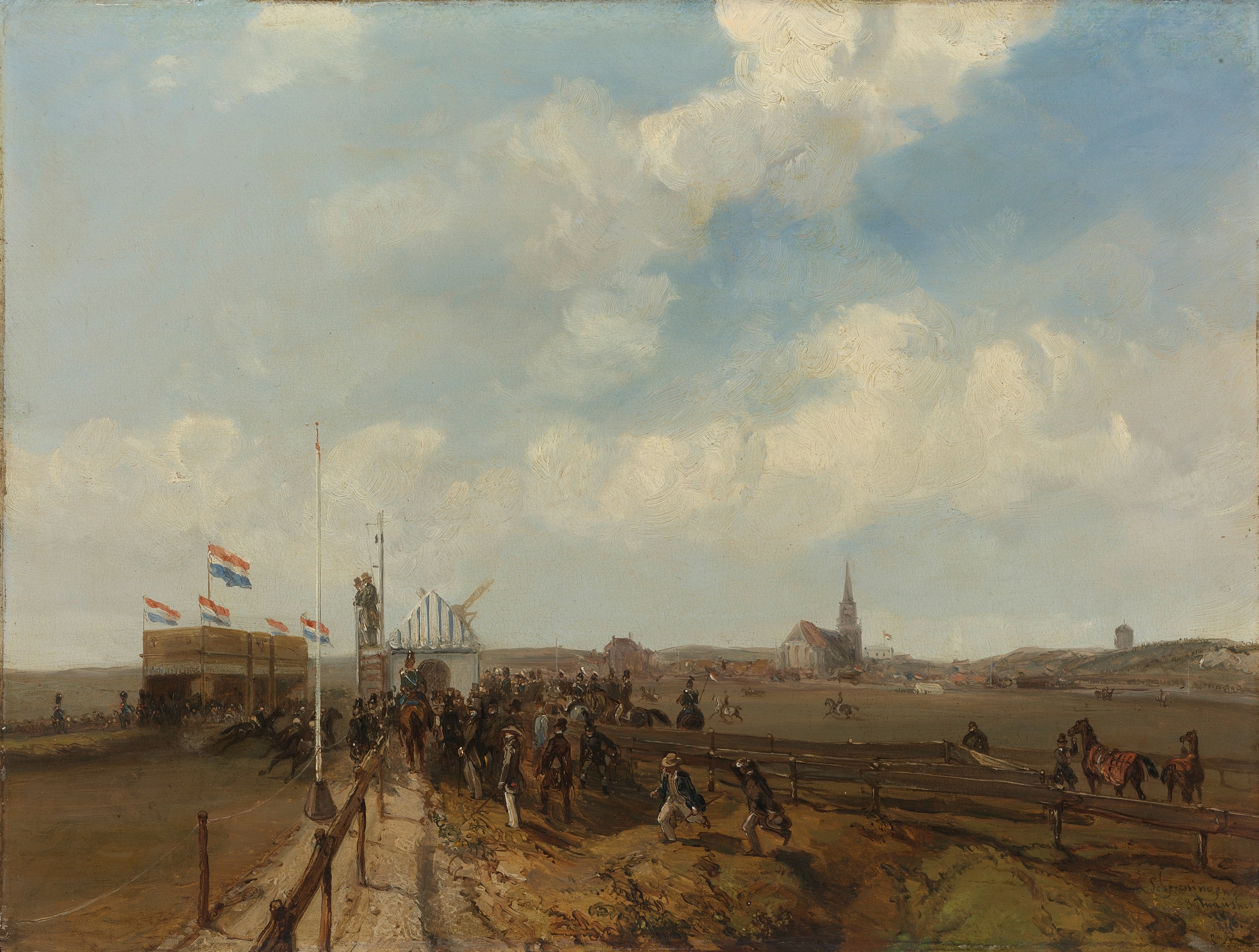 The Race Track at Scheveningen, Opened on August 3rd, 1846 by Charles Rochussen