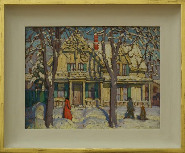Street Scene with Figures, Hamilton