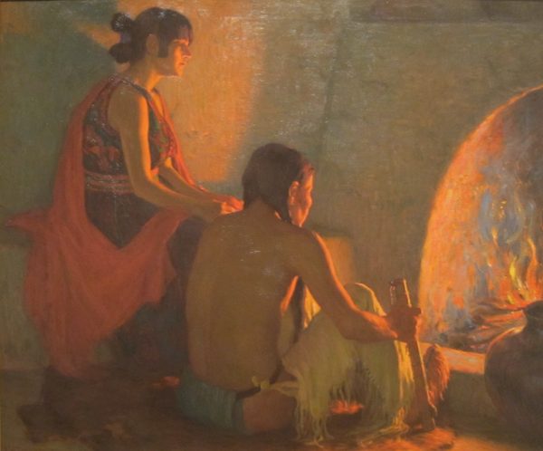 Fireside by Joseph Henry Sharp