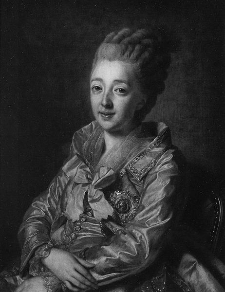 Portrait of Grand Duchess Natalia Alexeyevna by Alexander Roslin