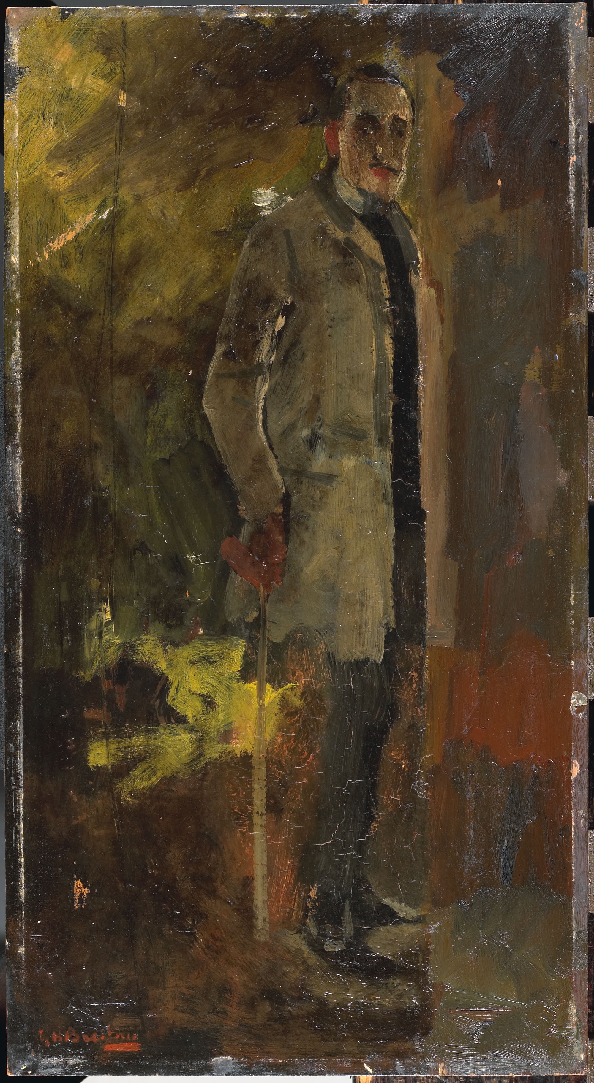 Portret van Floris Verster by George Hendrik Breitner