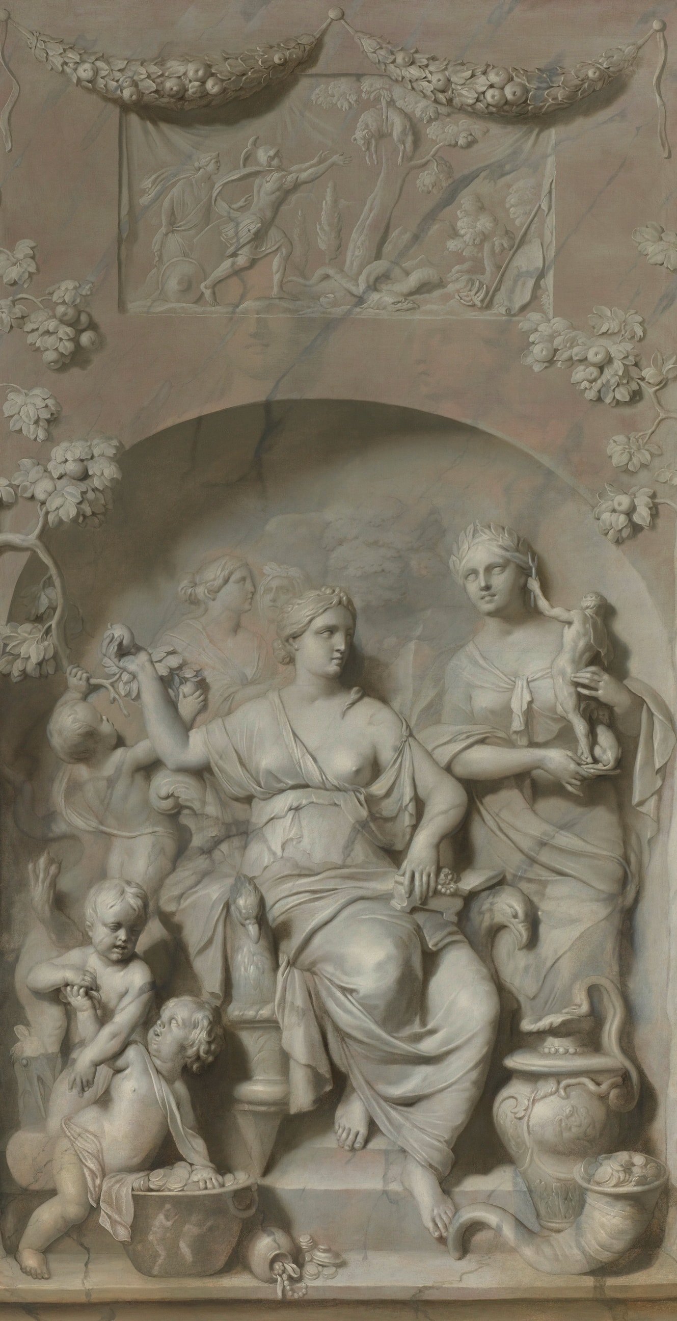 Allegory of Wealth. by Gerard de Lairesse