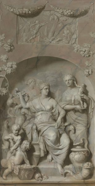 Allegory of Wealth. by Gerard de Lairesse