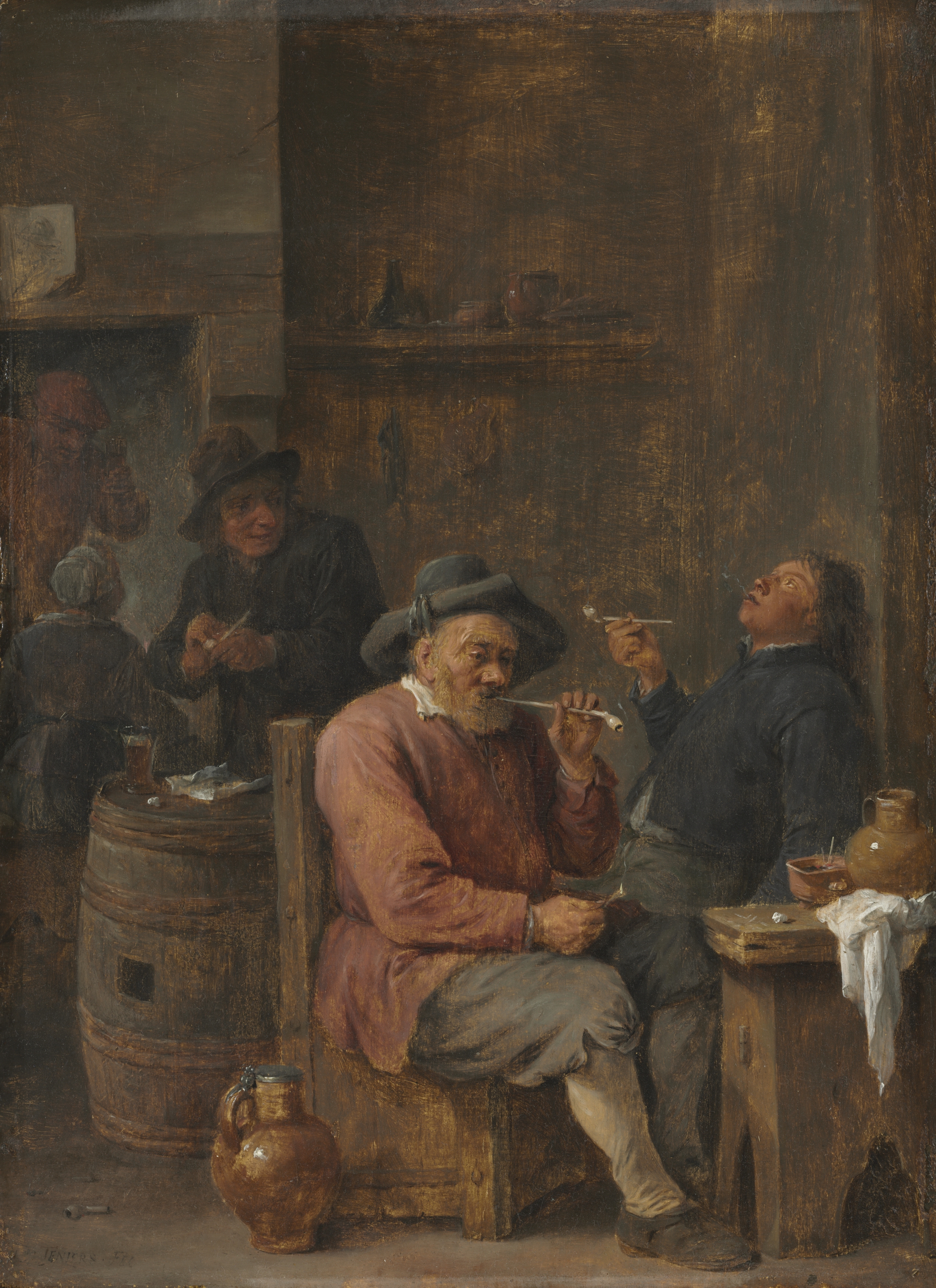 Peasants Smoking in an Inn