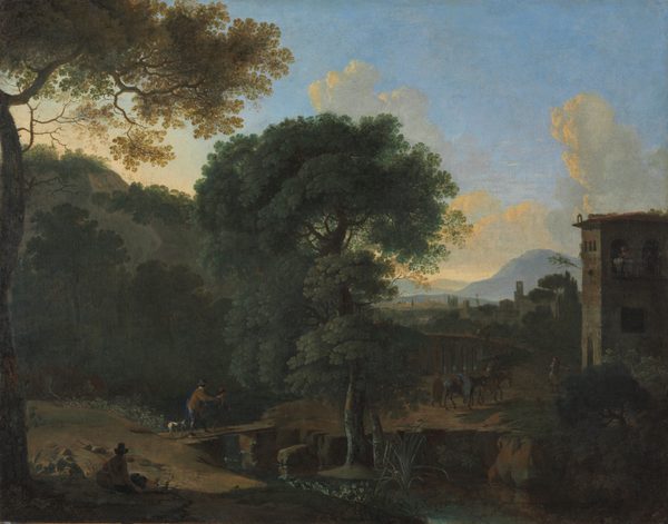 Landscape with Travelers
