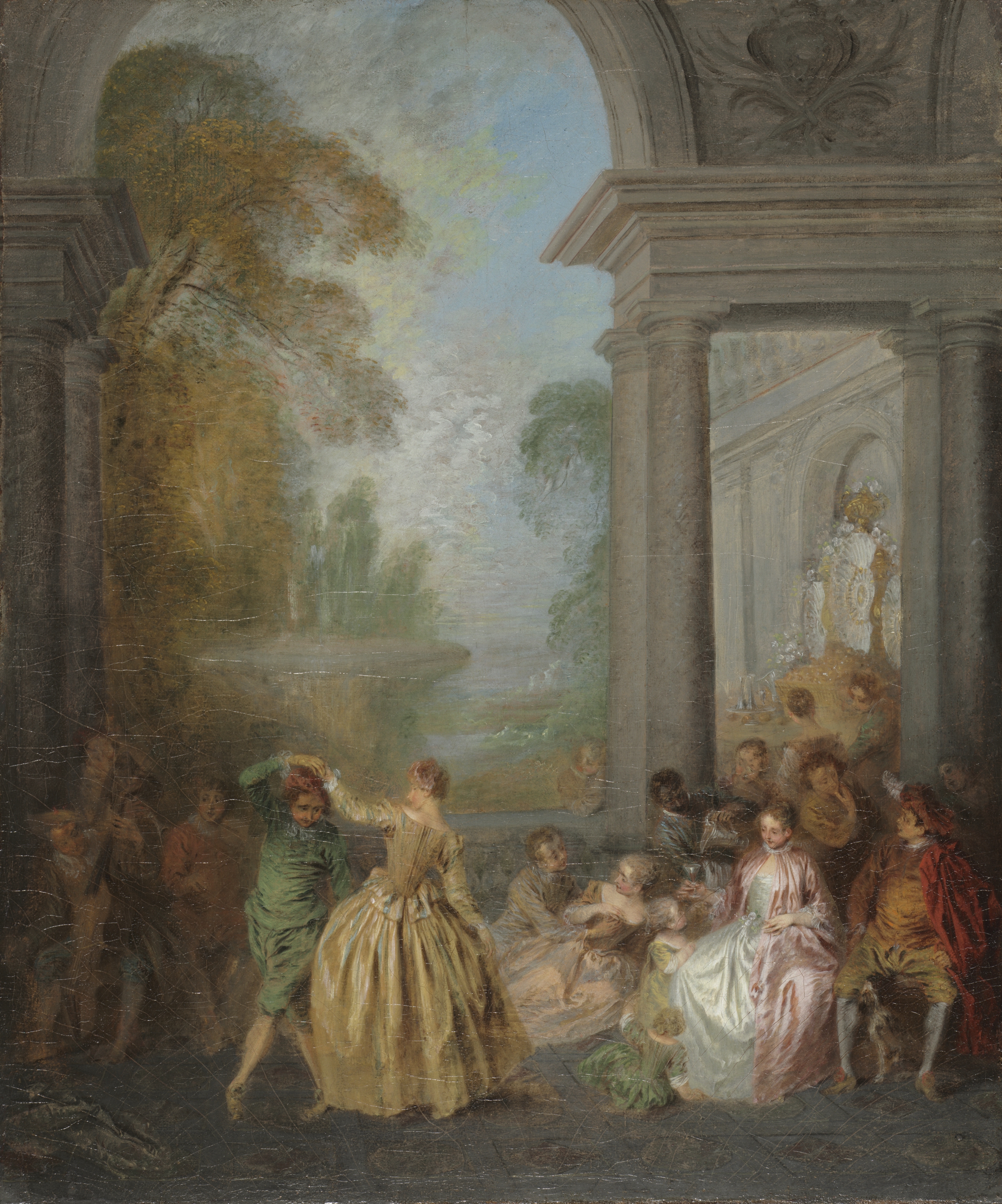 Dancers in a Pavilion
