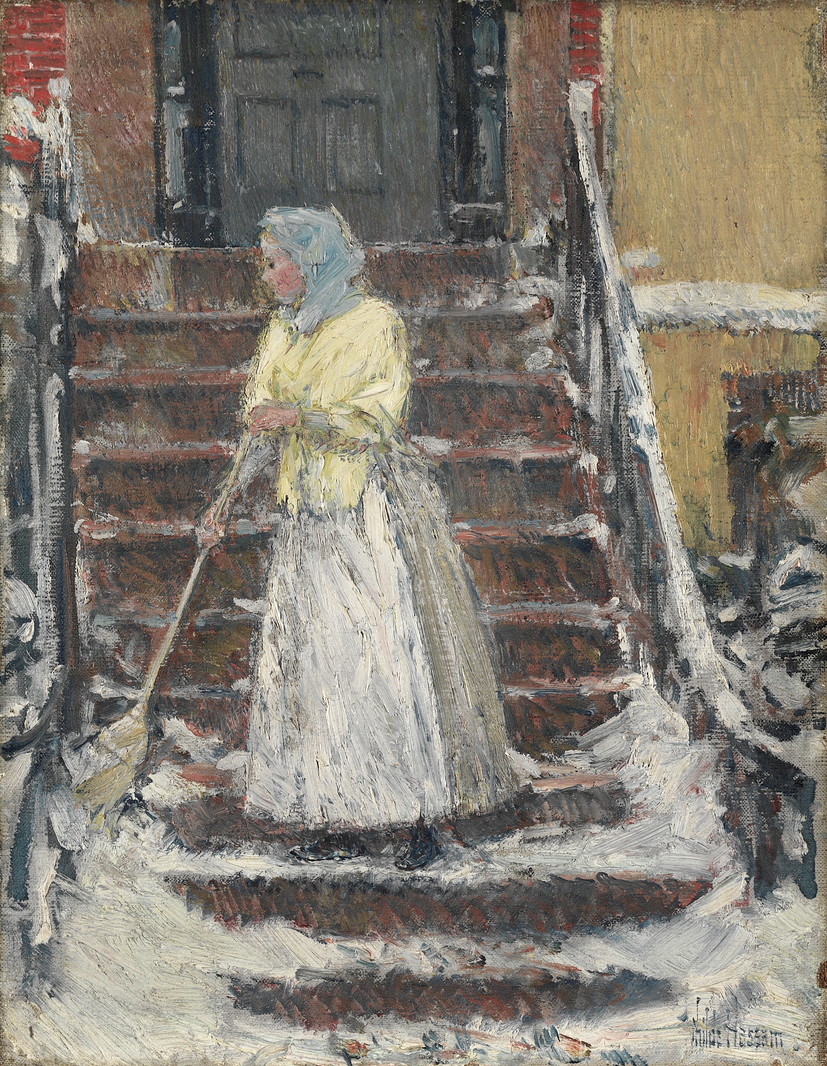 Sweeping Snow