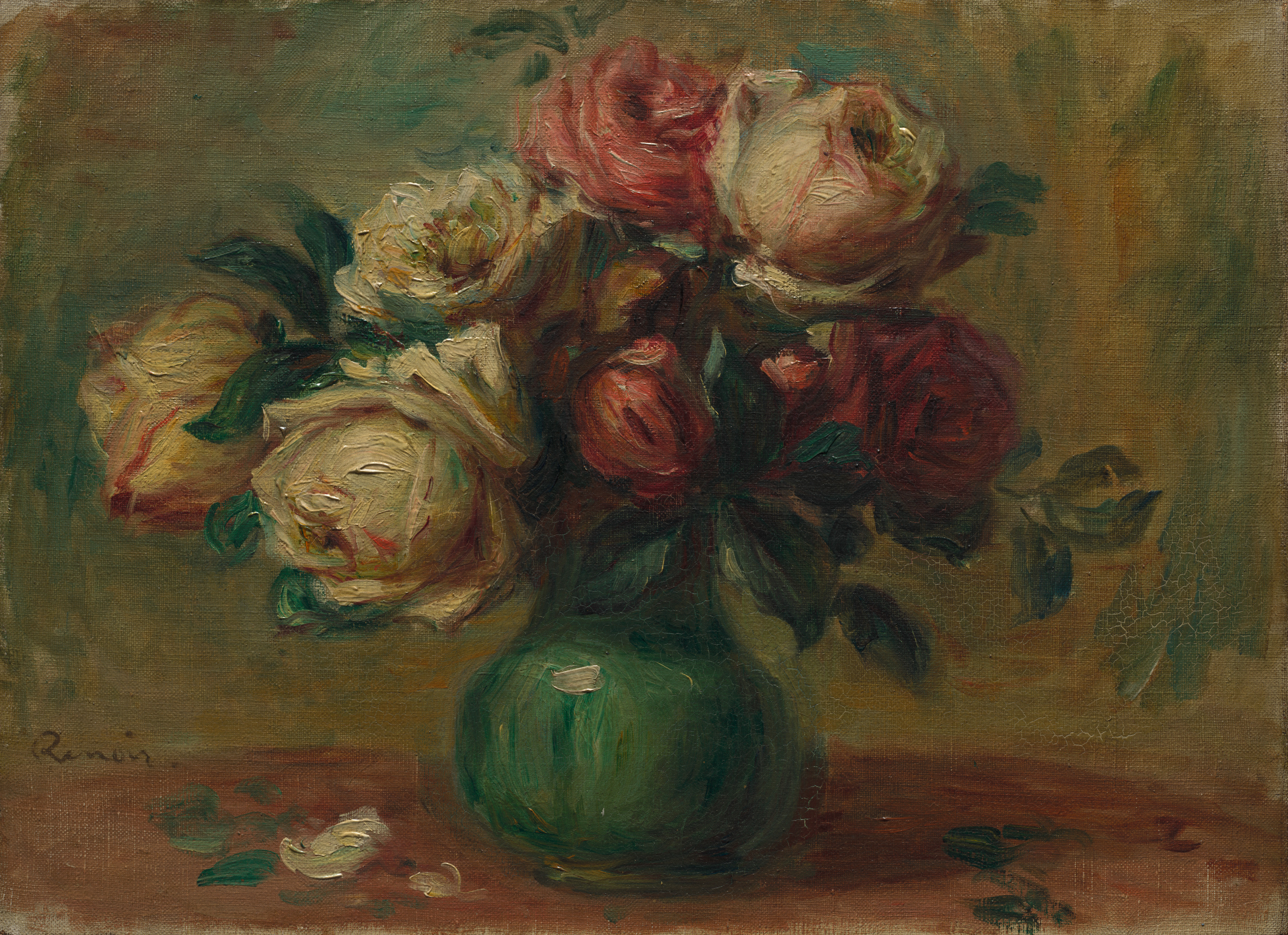 Roses in a Vase