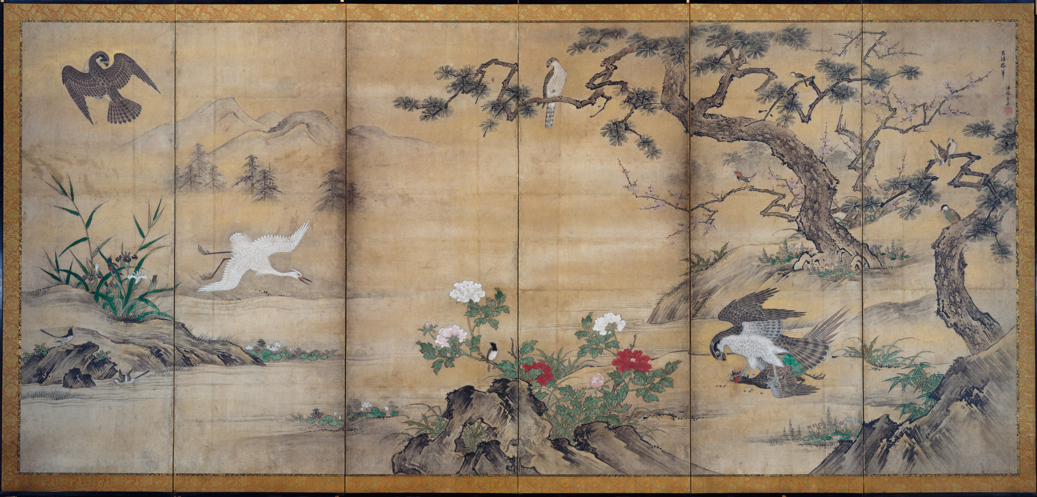 Birds and Flowers