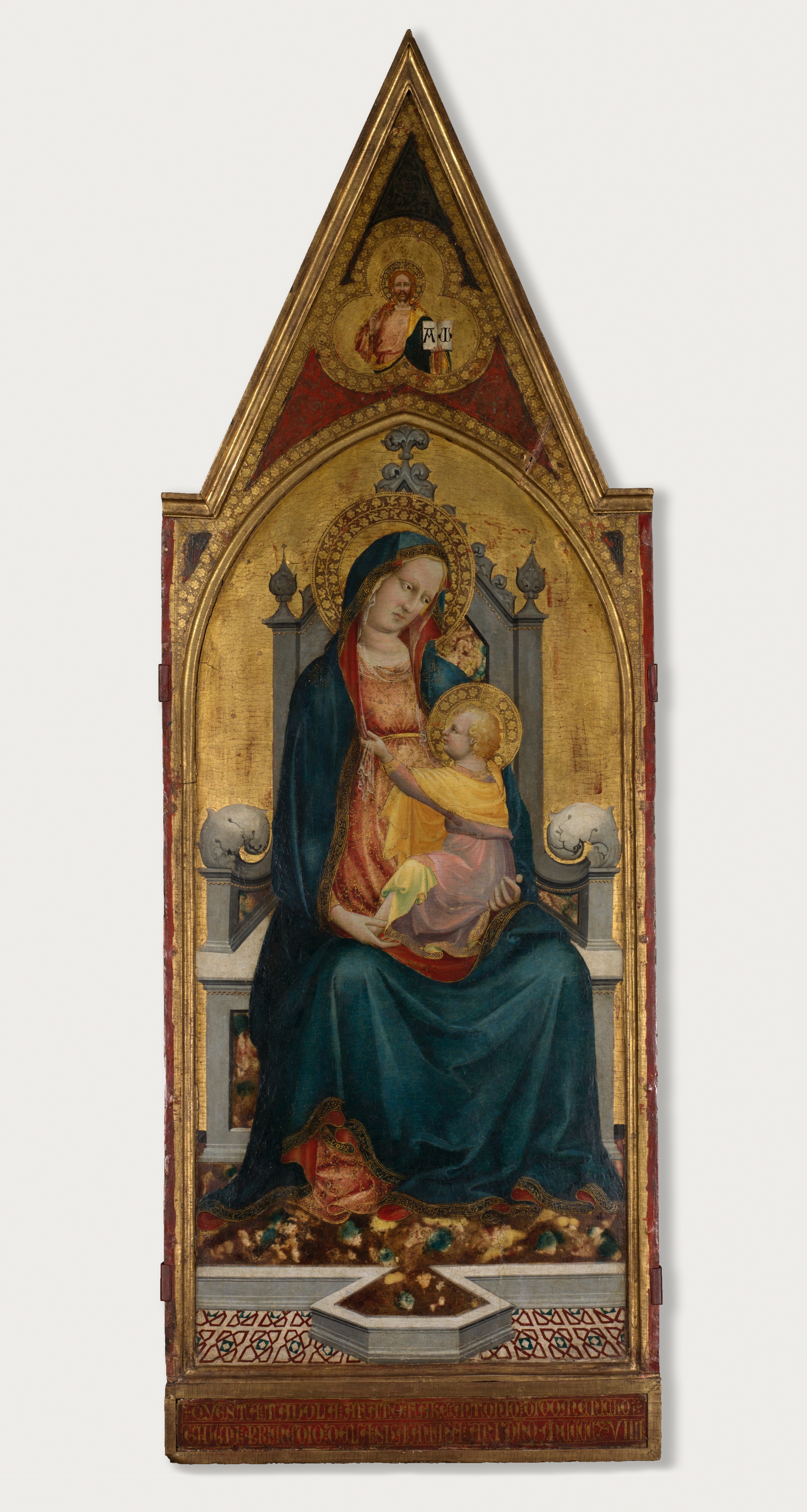 Virgin and Child Enthroned