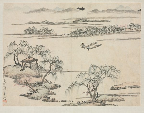 Landscape Album in Various Styles: The Stream of Wuling