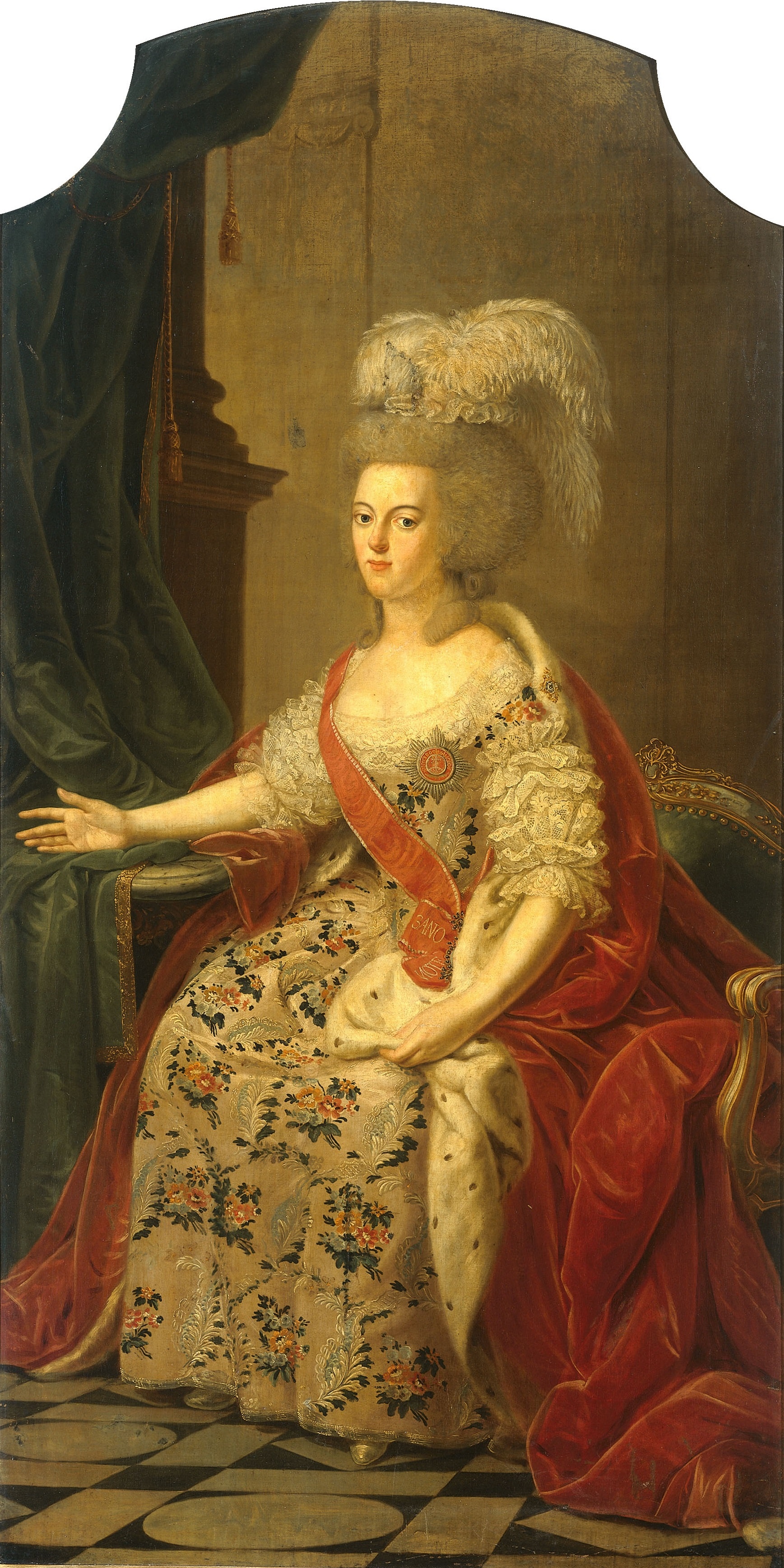 Frederika Sophia Wilhelmina of Prussia (1751-1820), Wife of Prince Willem V by Benjamin Samuel Bolomey