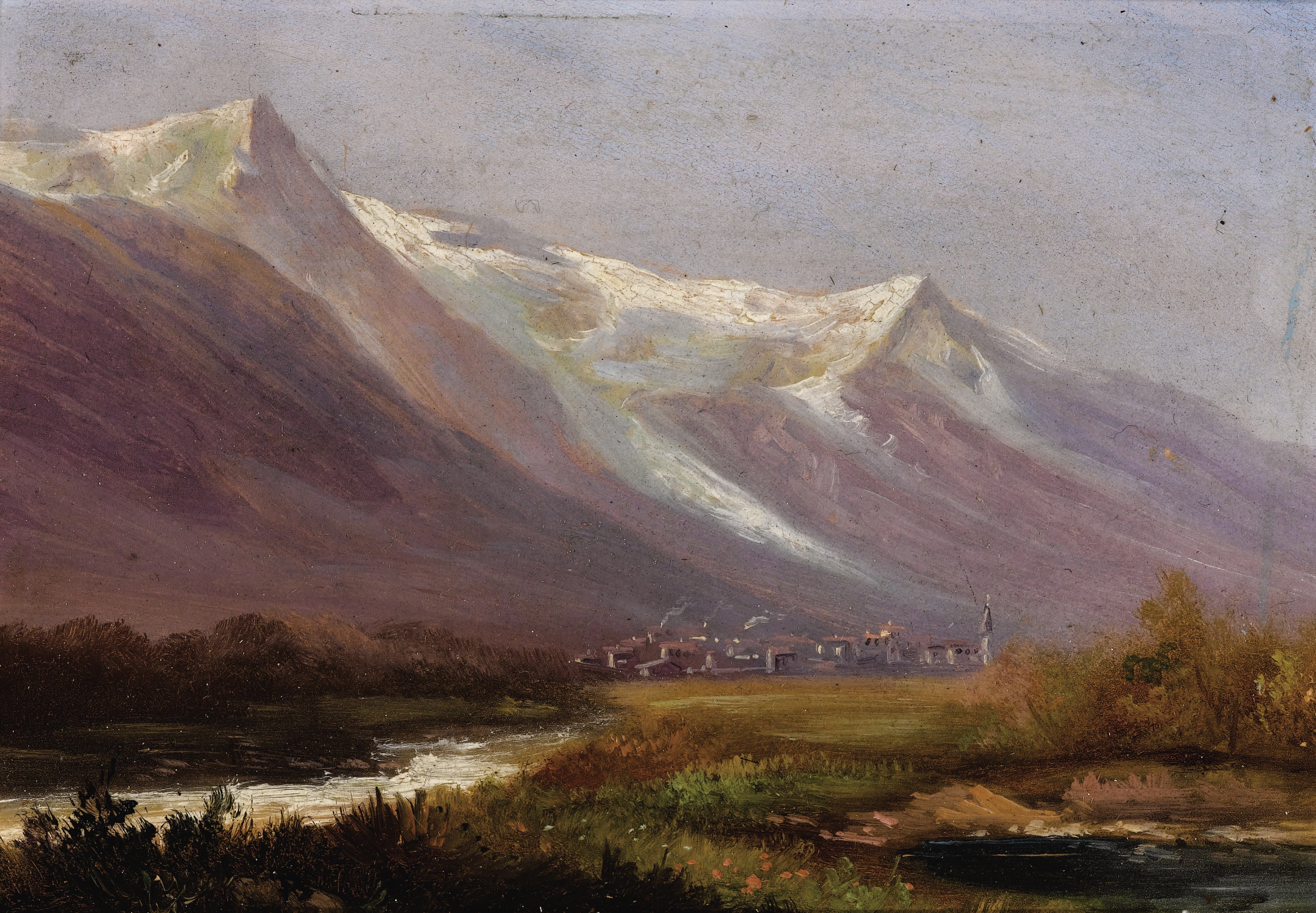 Study of Mountains by Albert Bierstadt