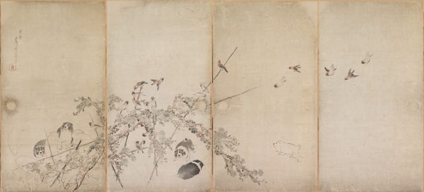 Puppies, Sparrows, and Chrysanthemums