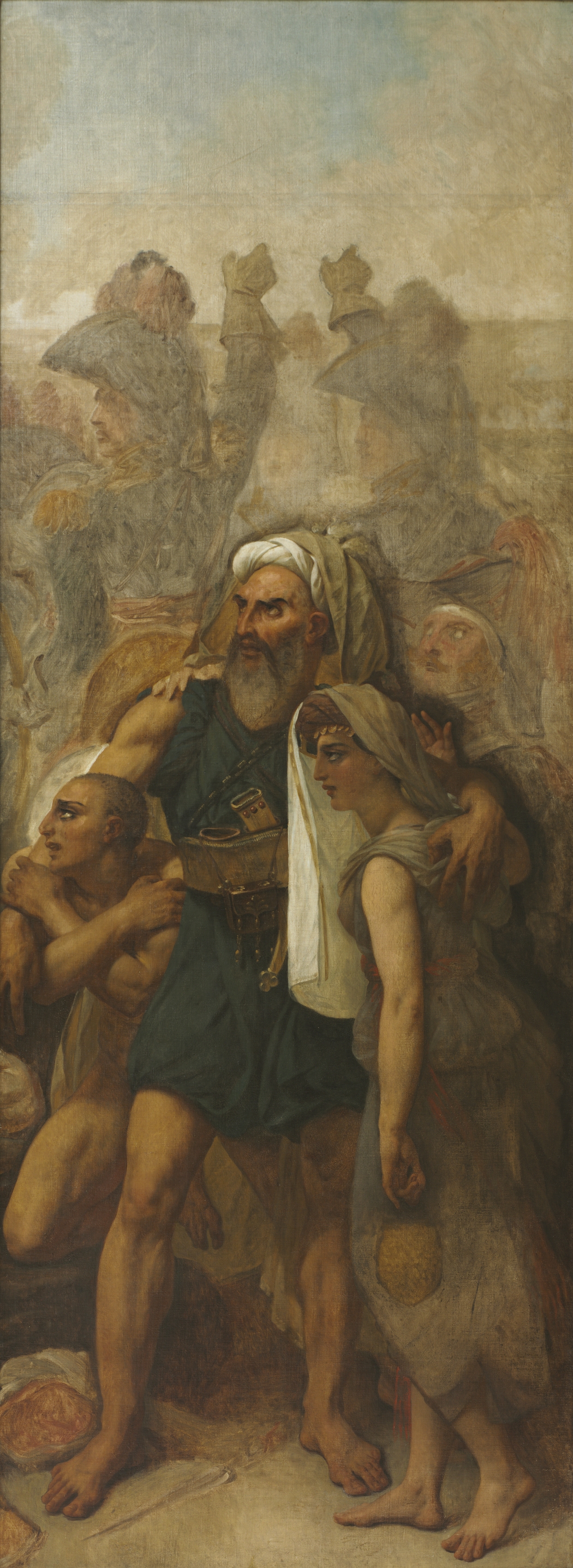 Egyptian Family (Sketch for "The Battle of the Pyramids")