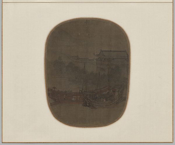 Boats at Anchor on West Lake at the City Gate