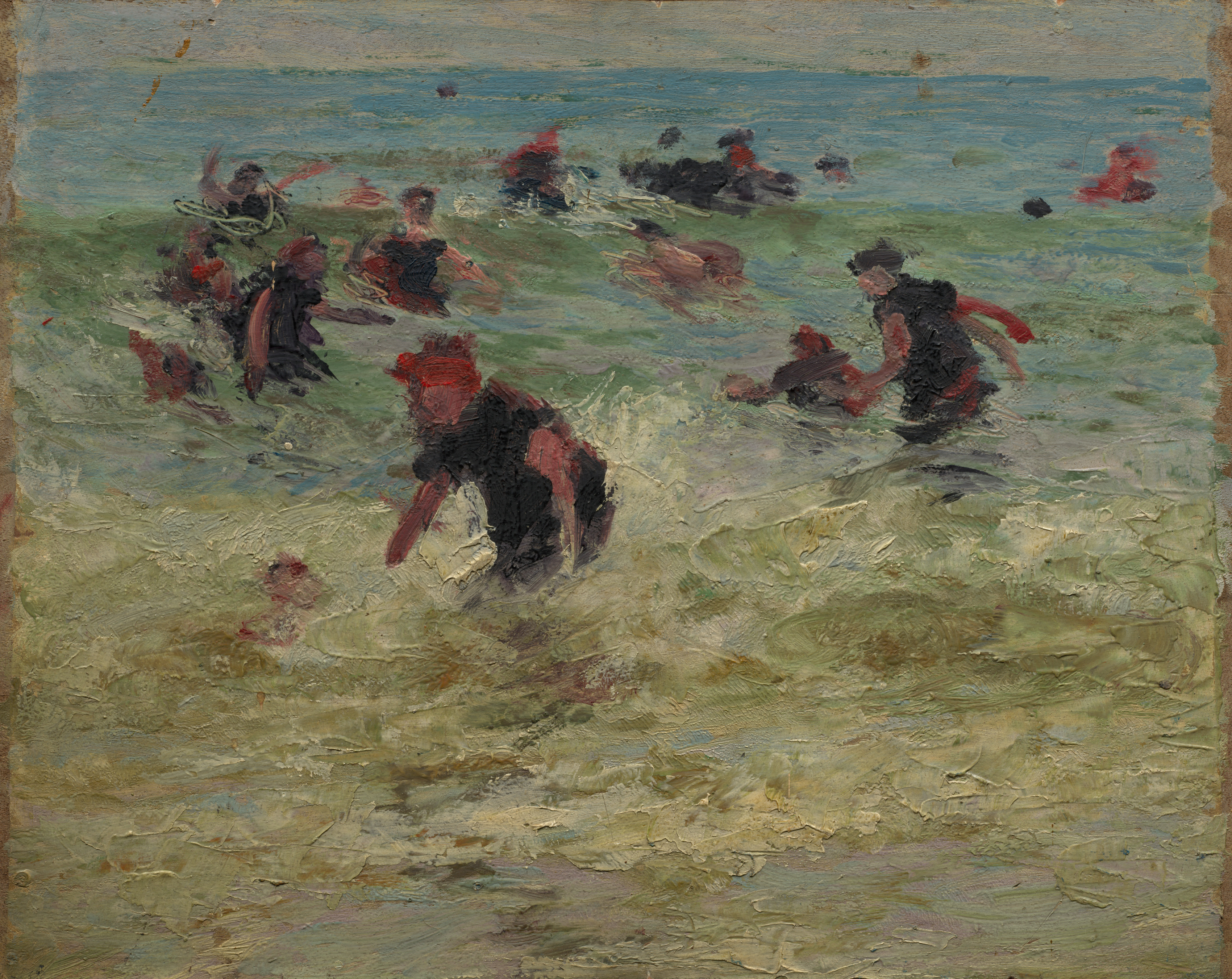 Beach Study (verso)