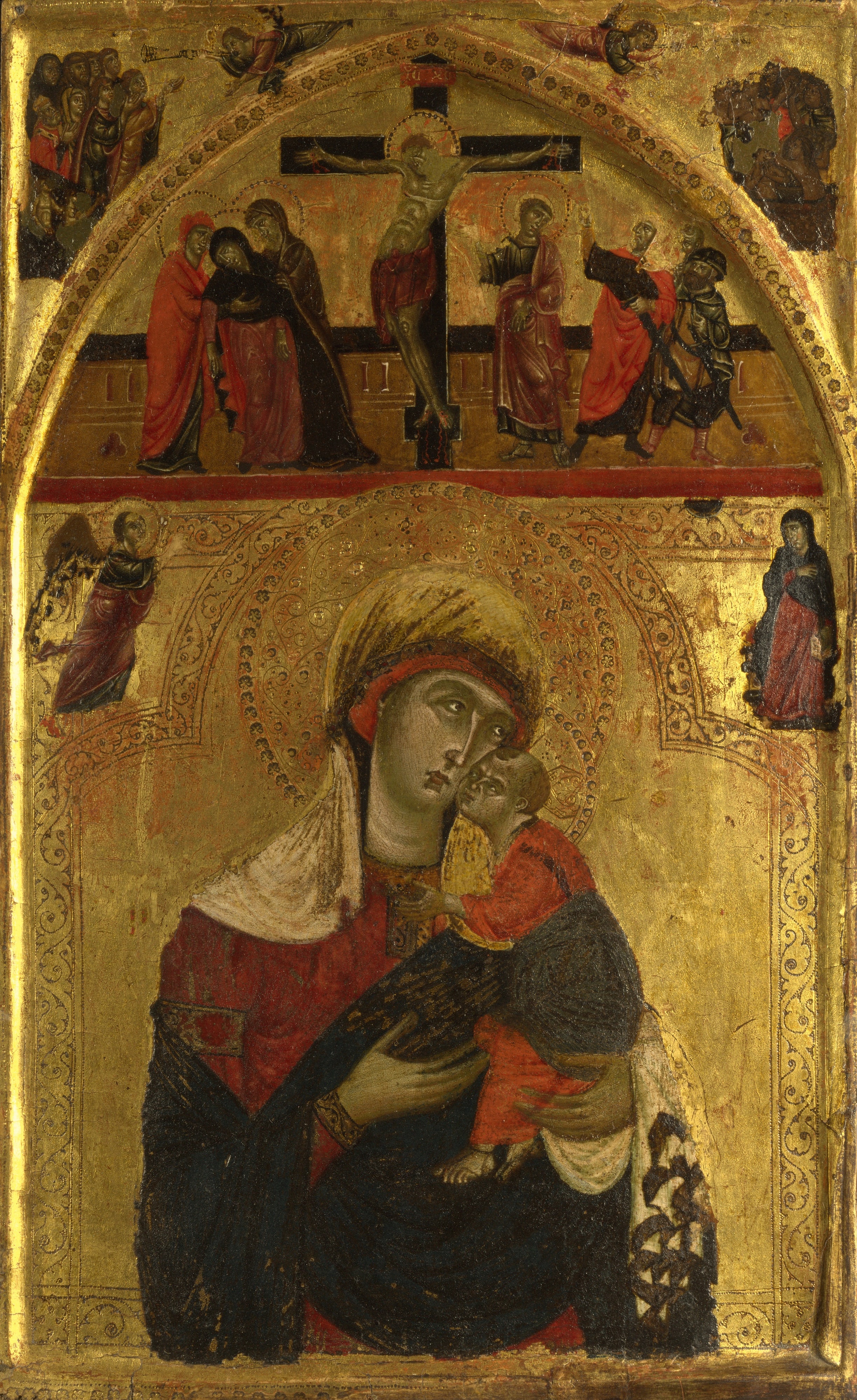 Virgin and Child by Master of the Clarisse Panel