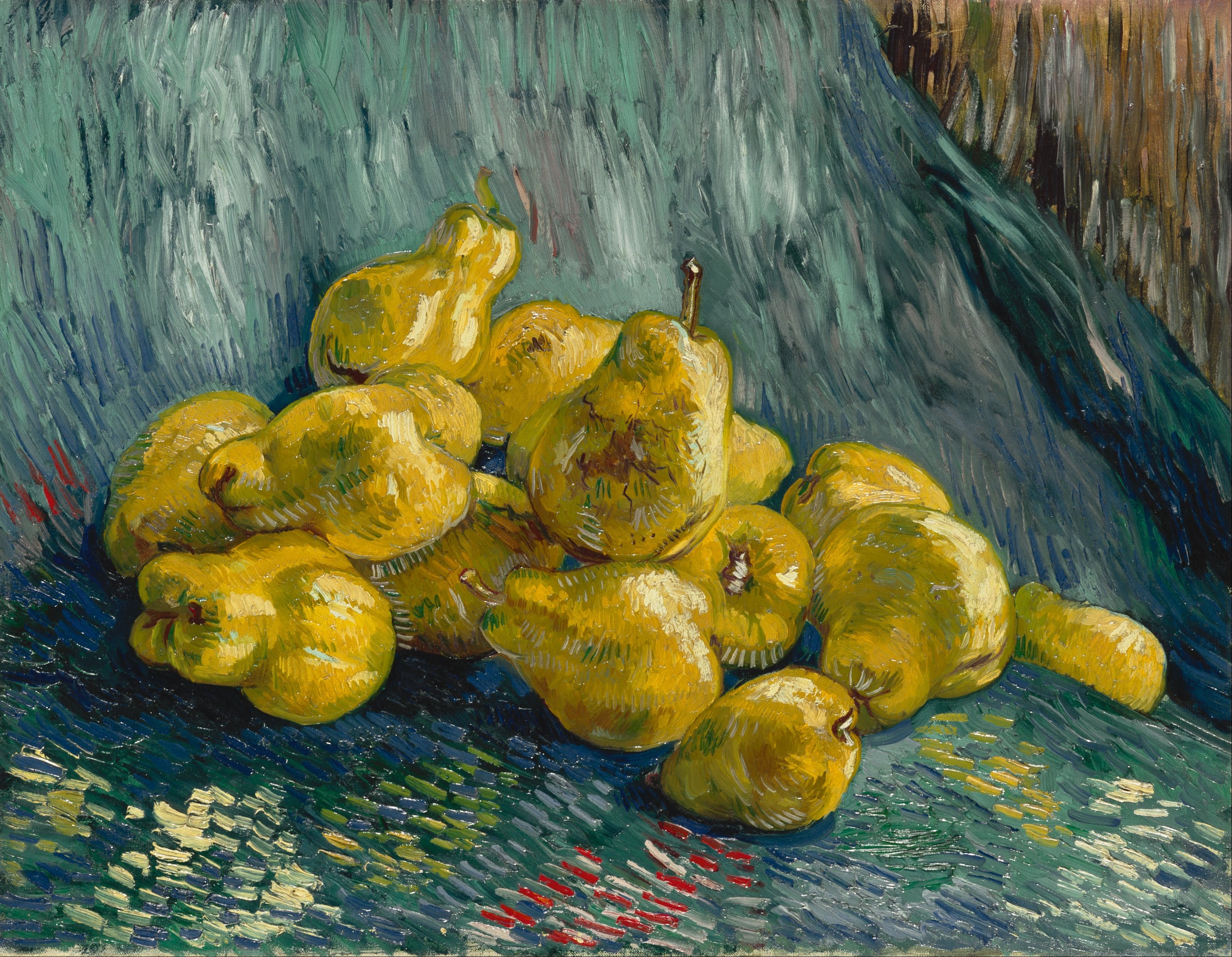 Still Life with Quinces, 1887, by Vincent van Gogh