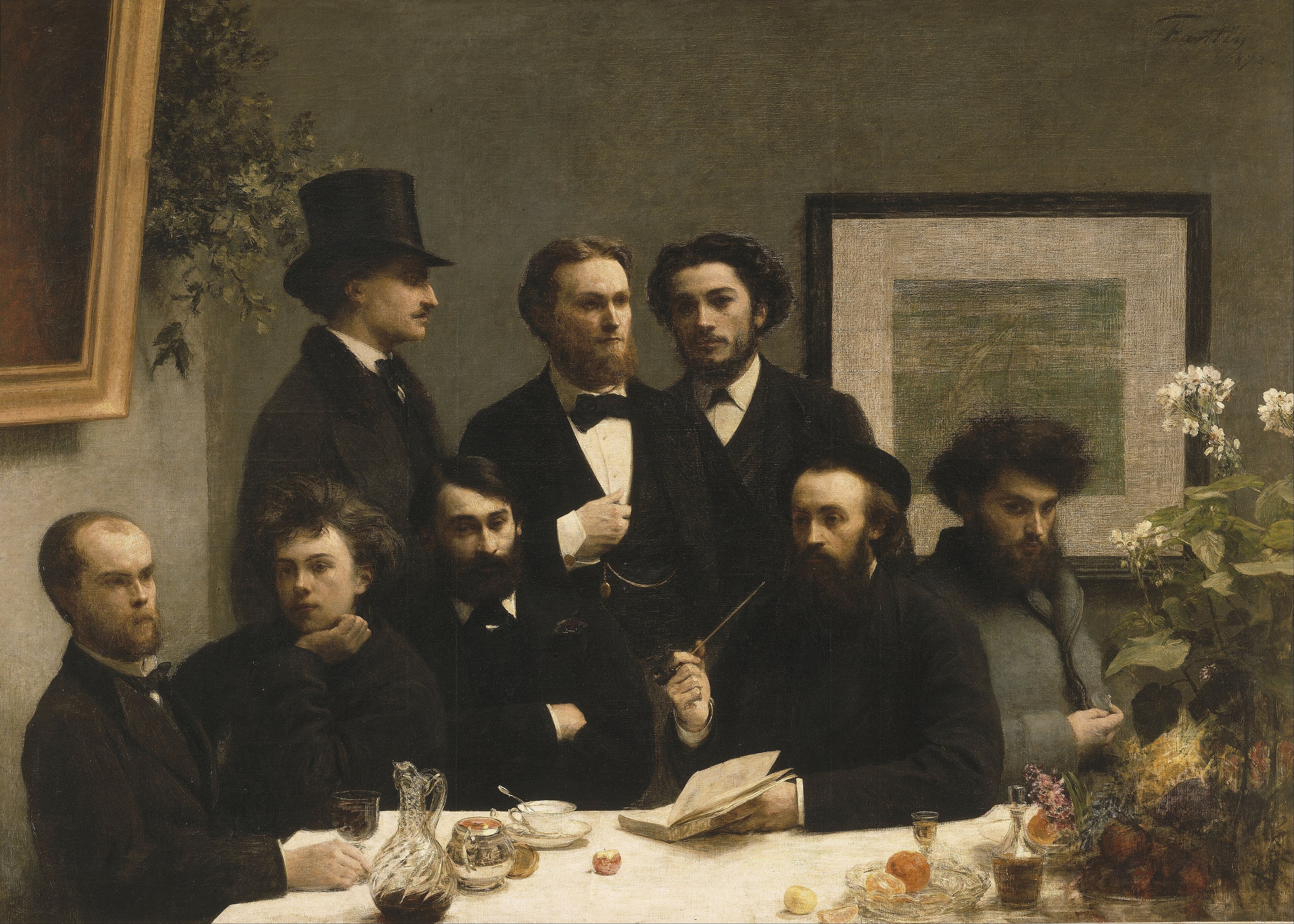 Un coin de table by Henri Fantin-Latour