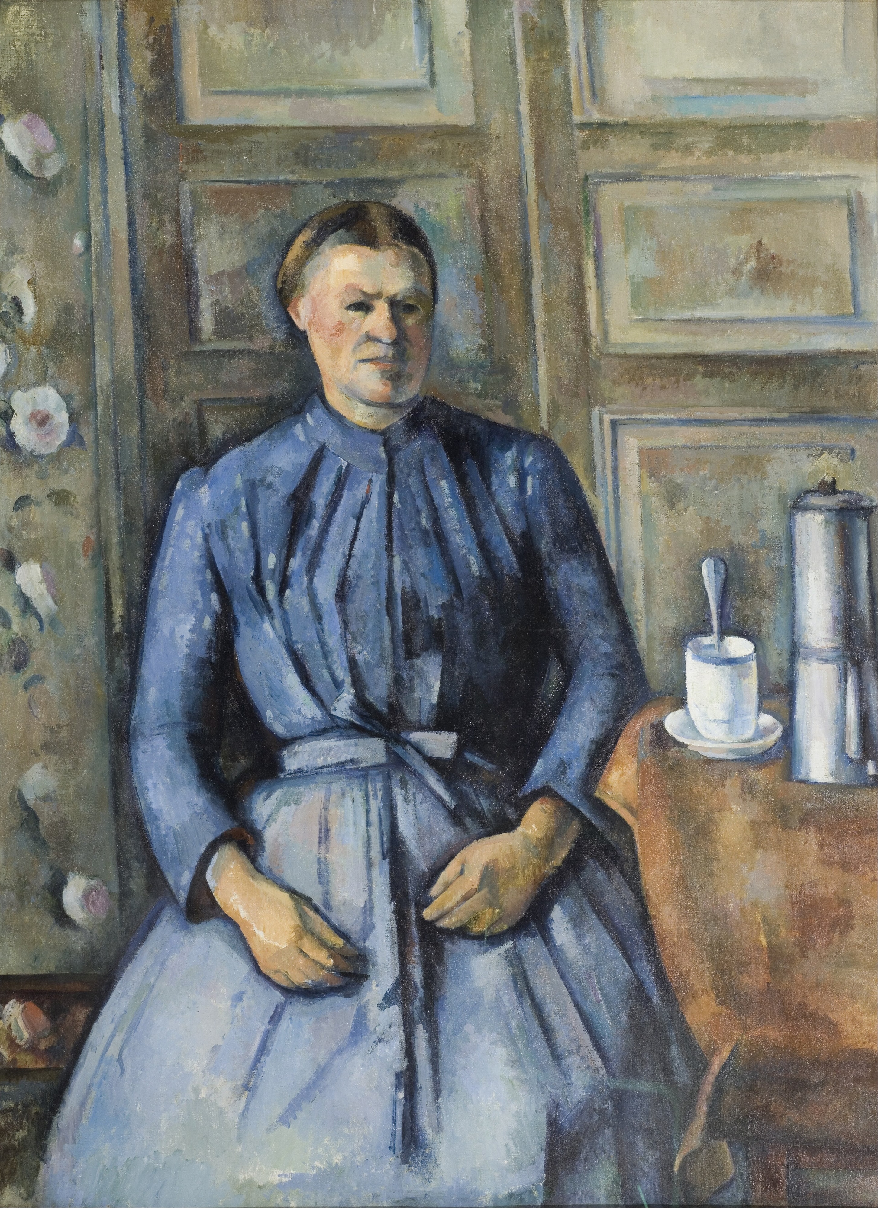 La femme à la cafetière by Paul Cézanne