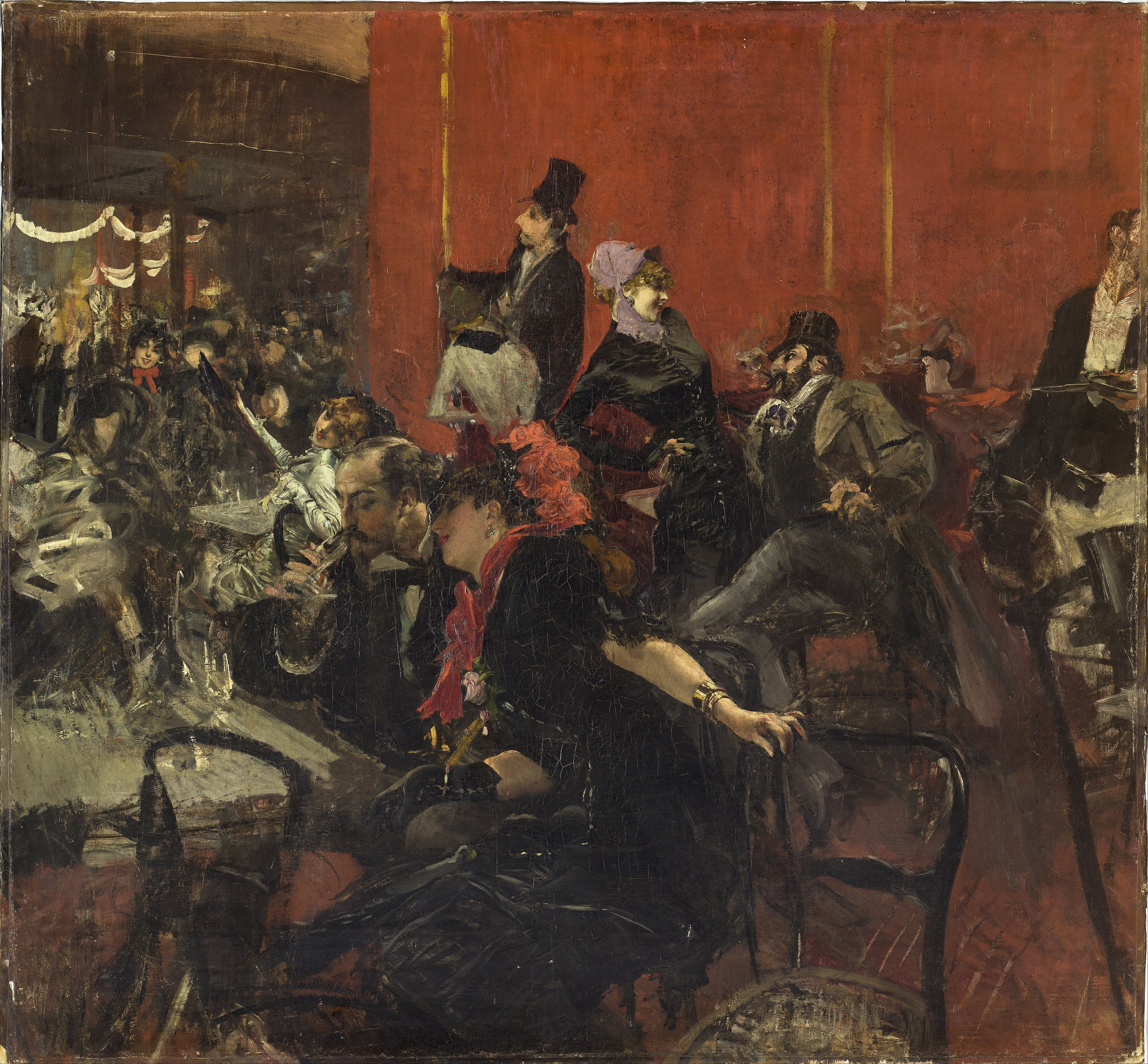Scène de fête by Giovanni Boldini