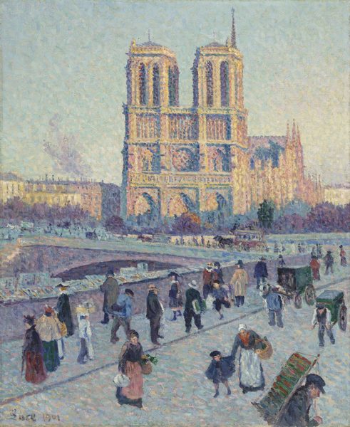 Le Quai Saint-Michel et Notre-Dame by Maximilien Luce