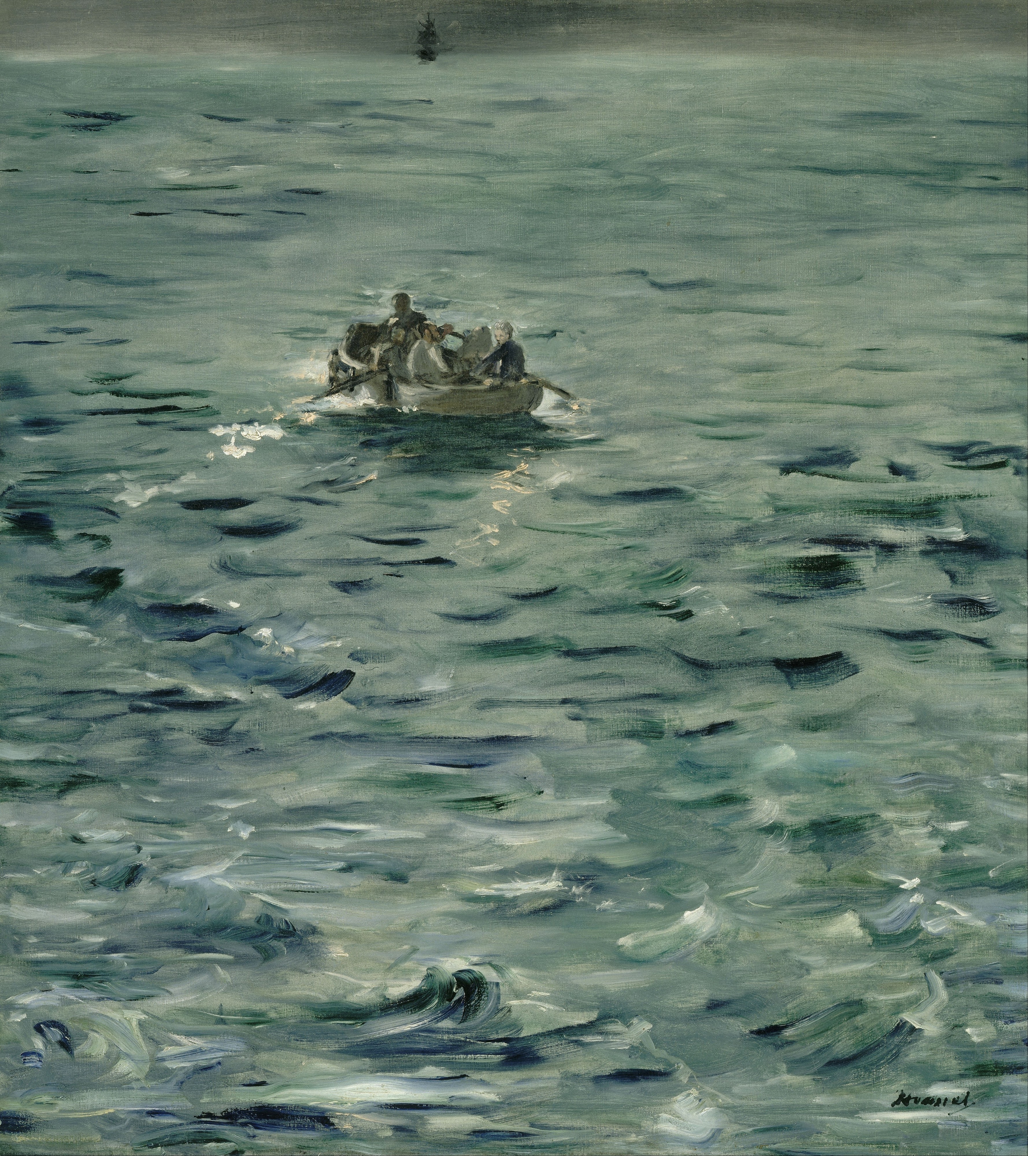 L'évasion de Rochefort by Édouard Manet
