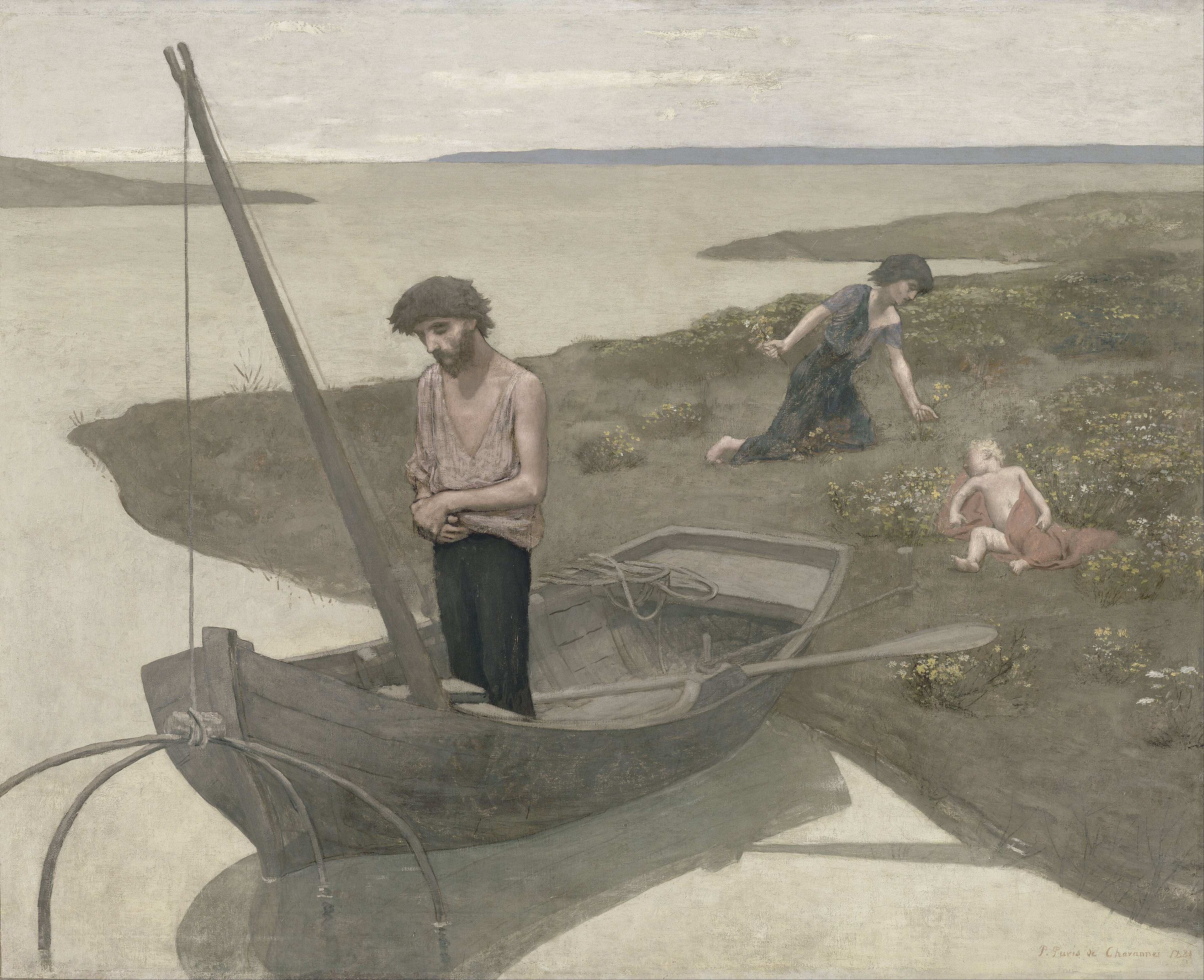 The poor fisherman by Pierre Puvis de Chavannes