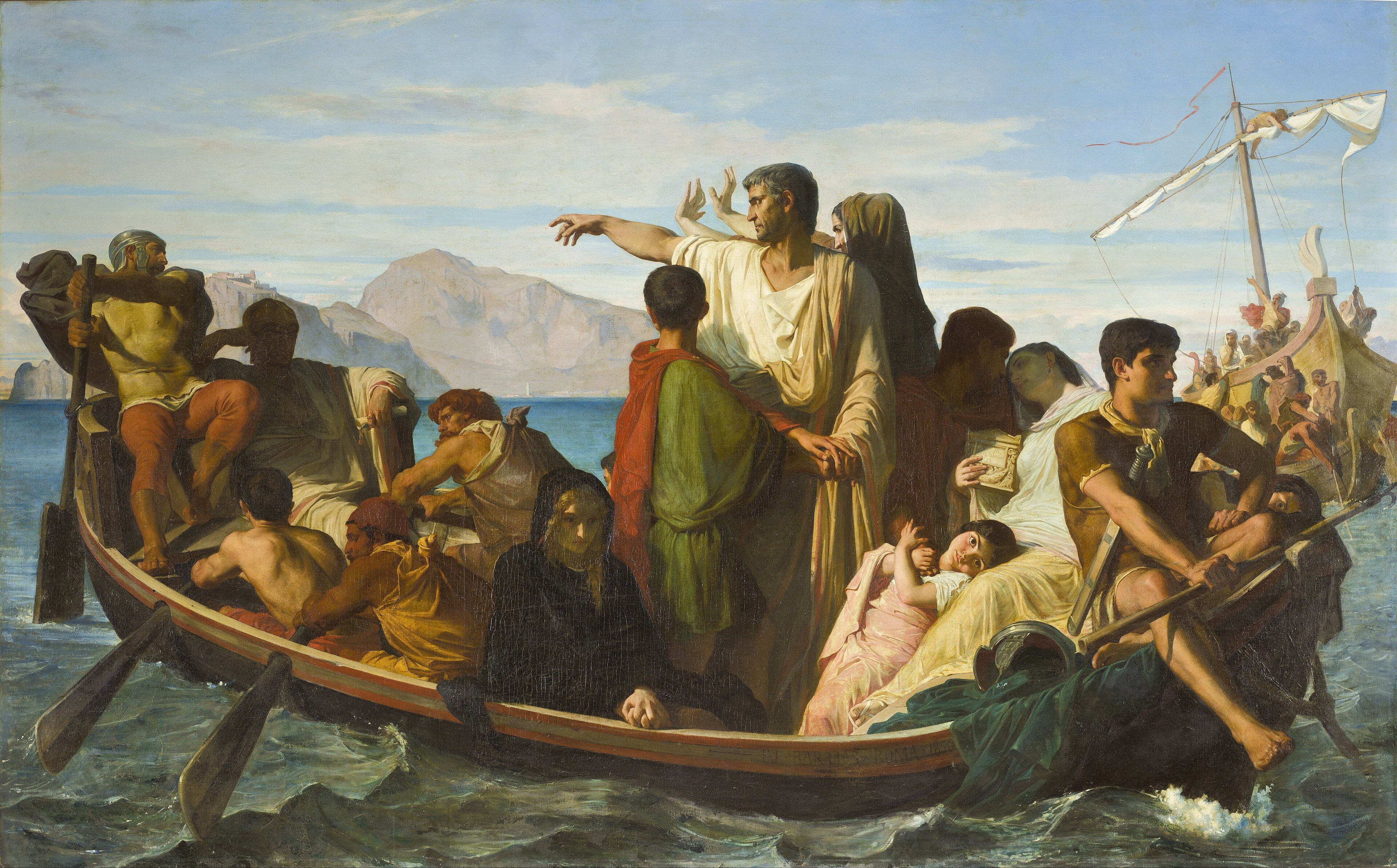 Les Exilés de Tibère by Félix-Joseph Barrias