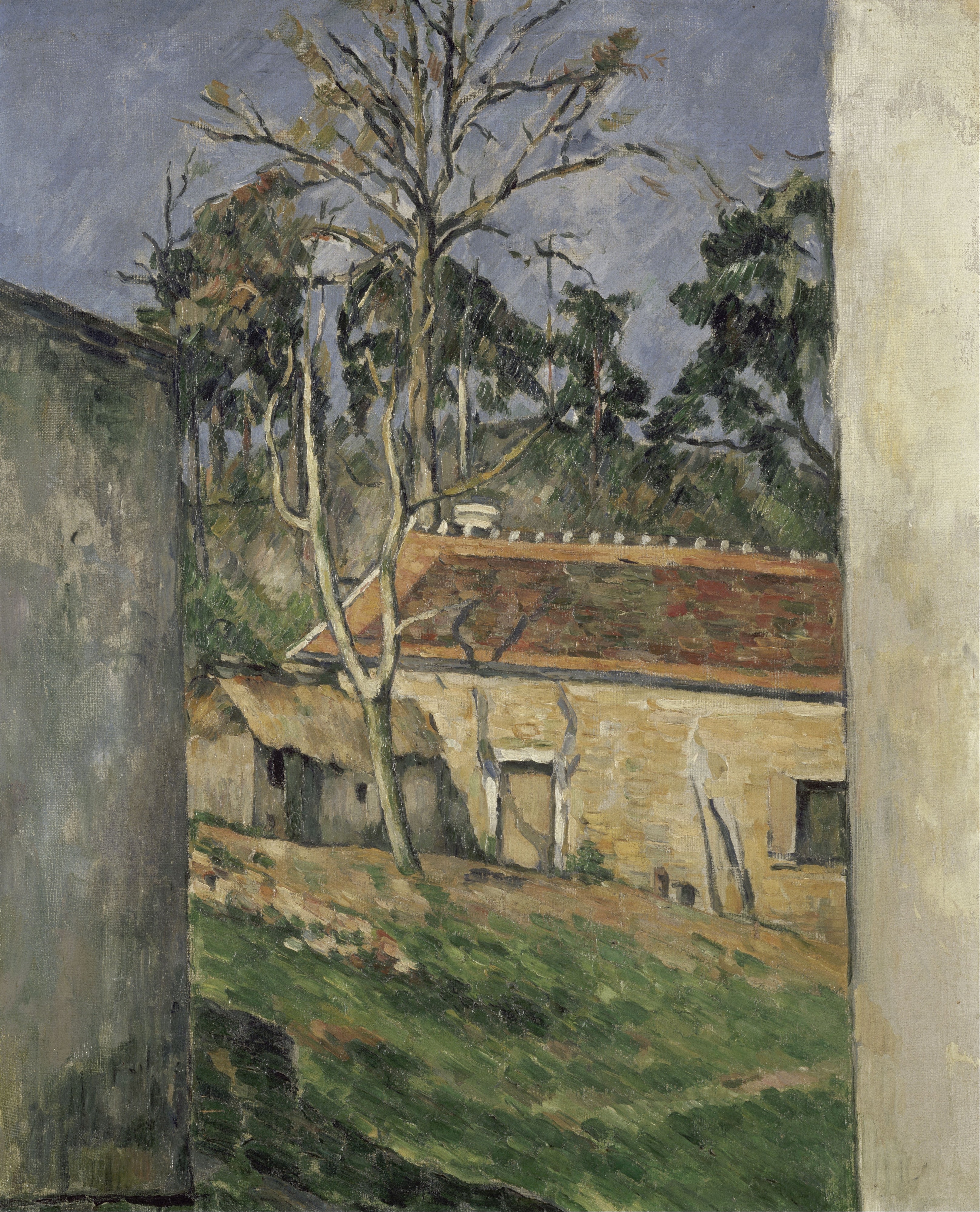 Cour de ferme by Paul Cézanne