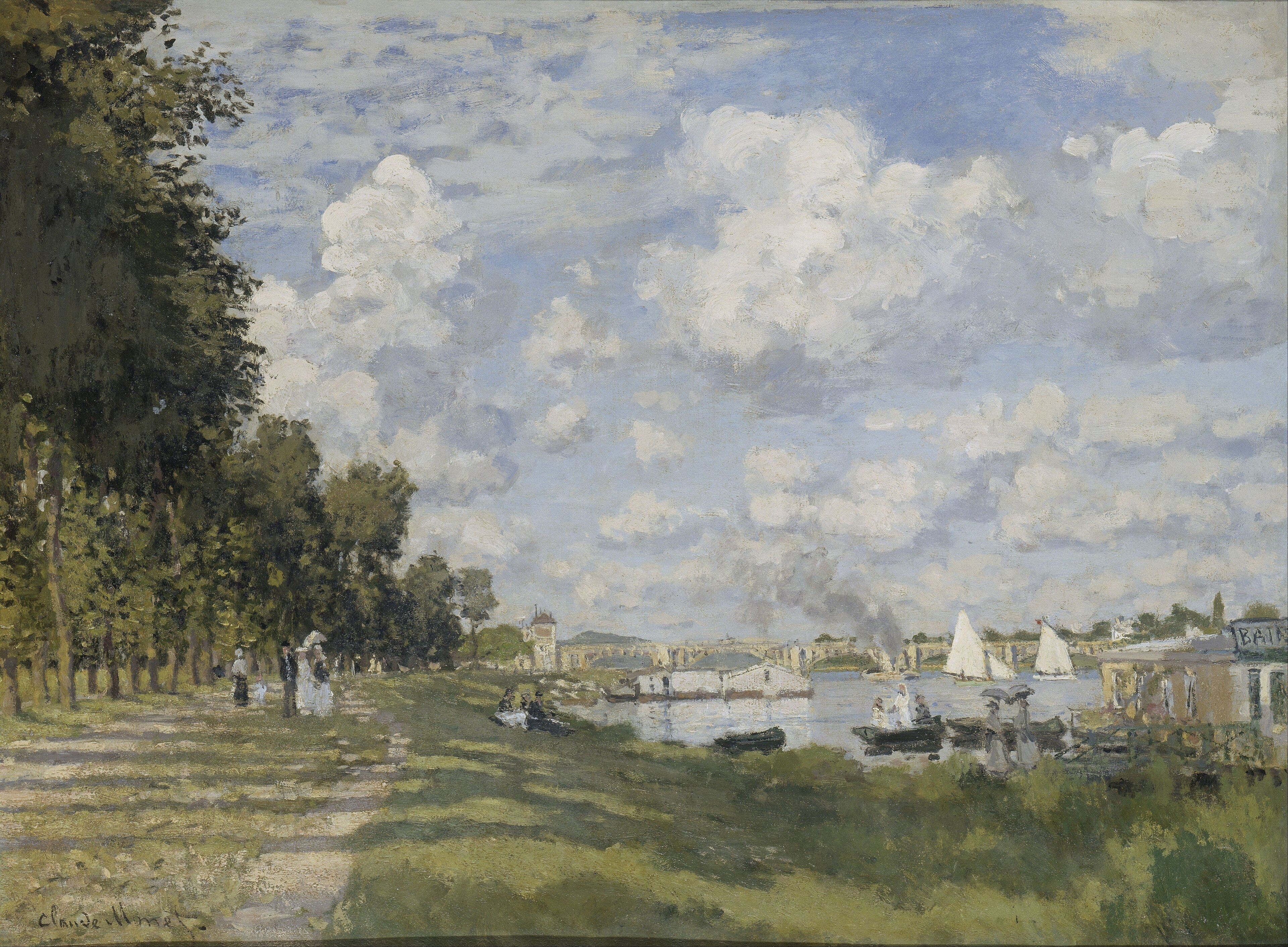 Le Bassin d’Argenteuil by Claude Monet