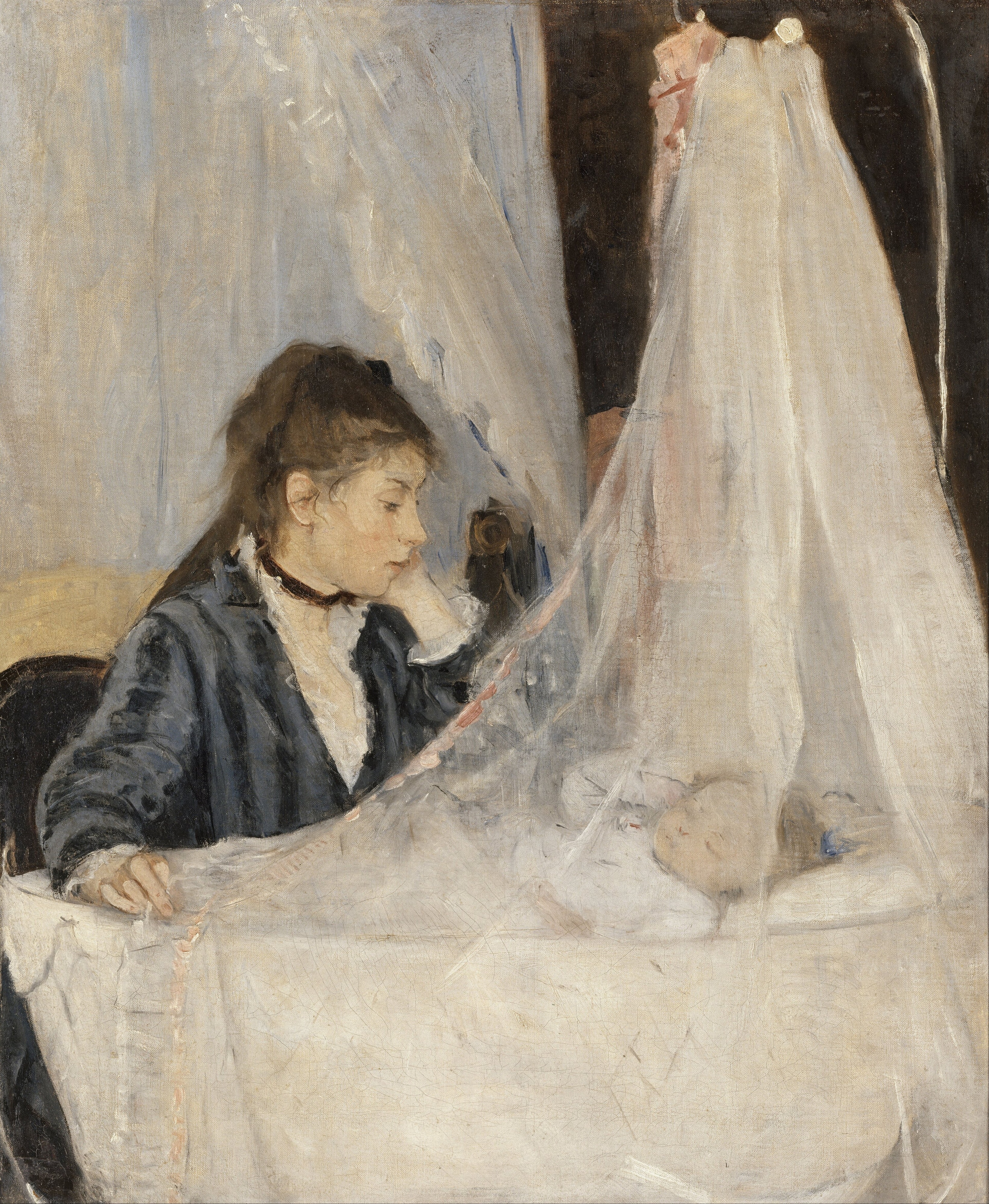 Le berceau by Berthe Morisot