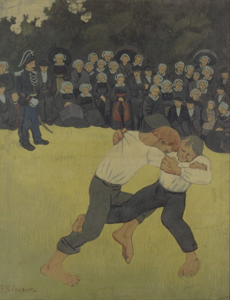 La Lutte bretonne by Paul Sérusier