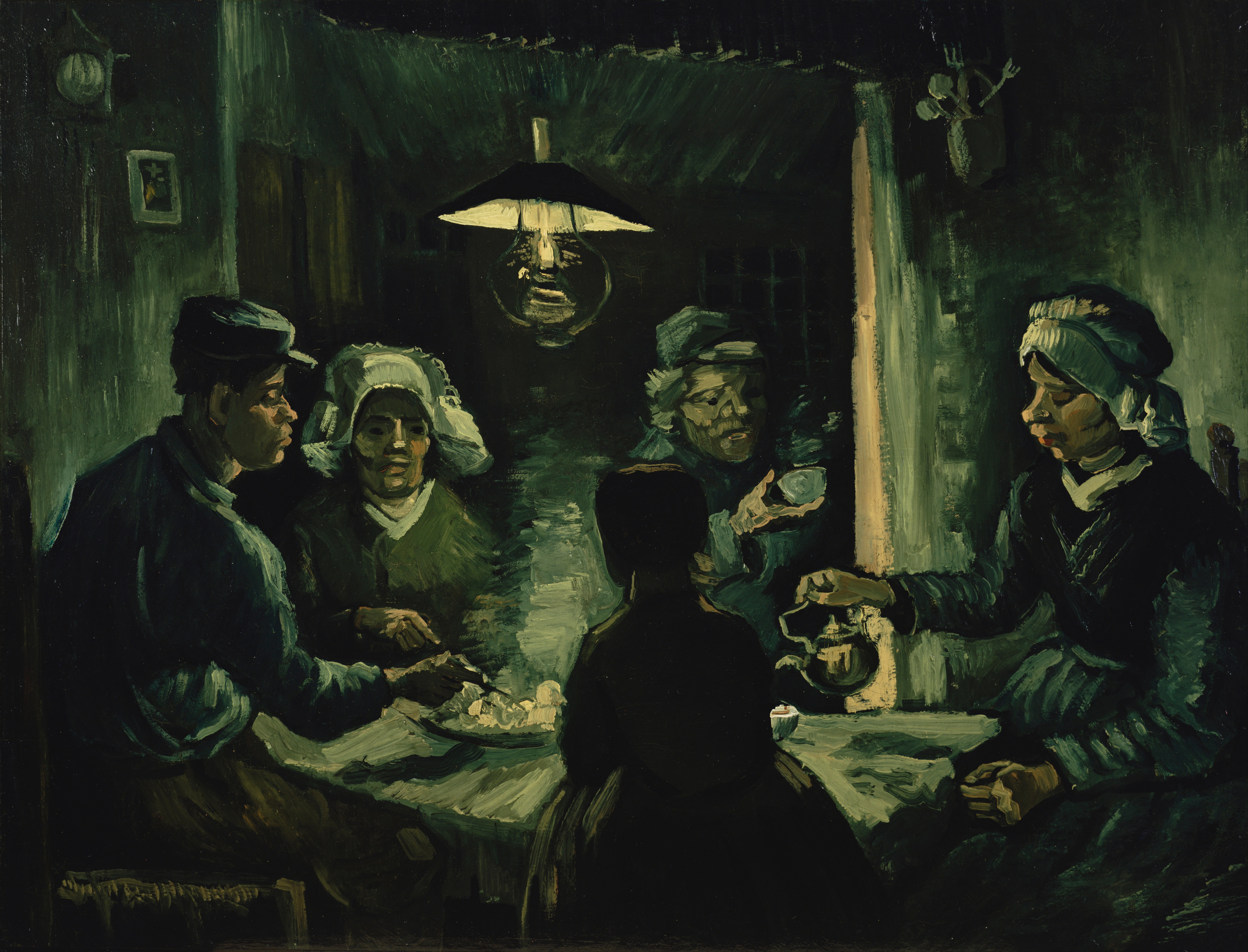 The Potato Eaters, 1885-04, by Vincent van Gogh