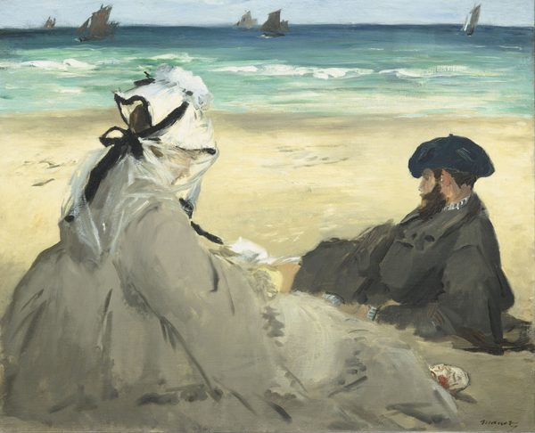 Sur la plage by Édouard Manet