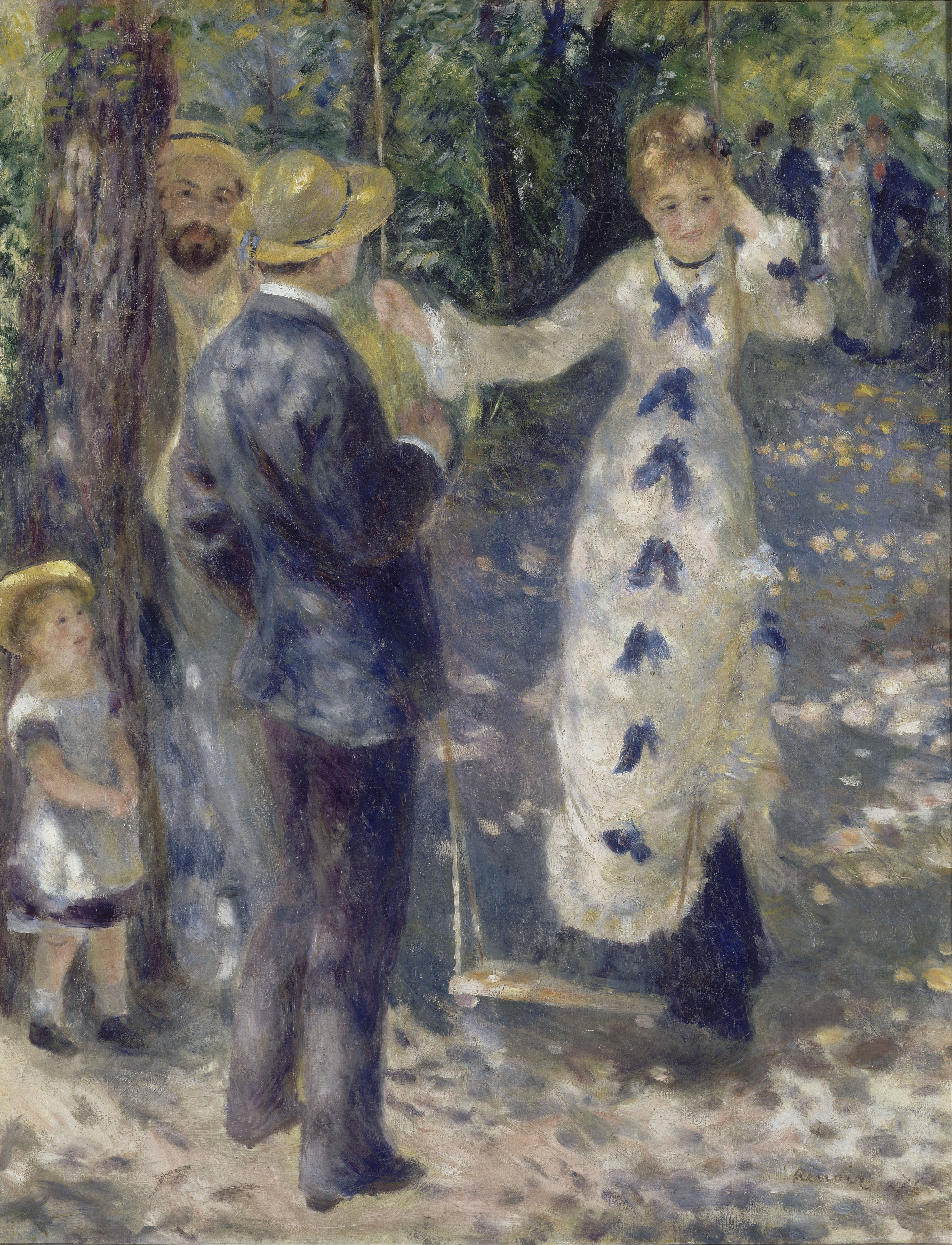 La Balançoire by Pierre-Auguste Renoir