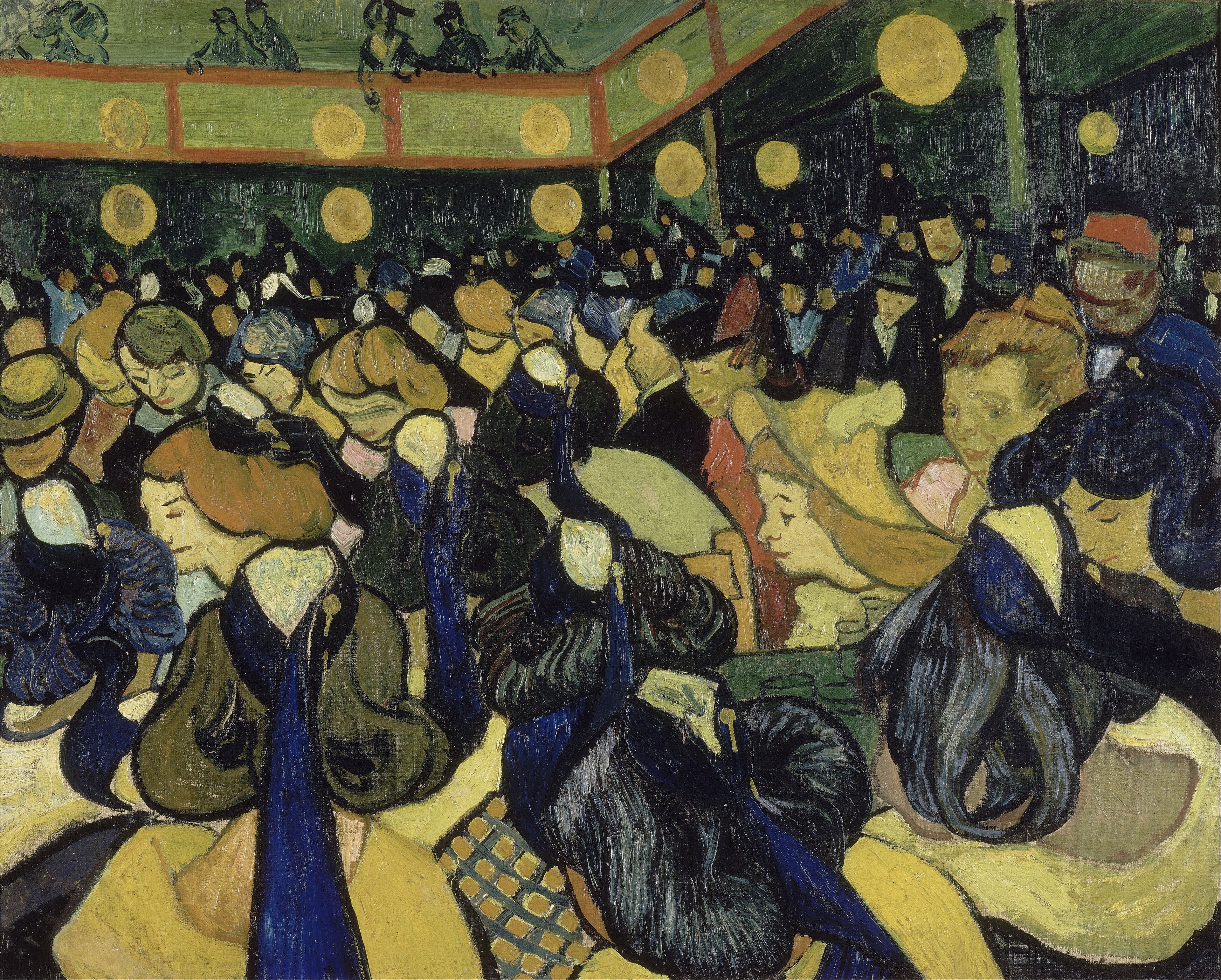 La Salle de danse à Arles by Vincent van Gogh