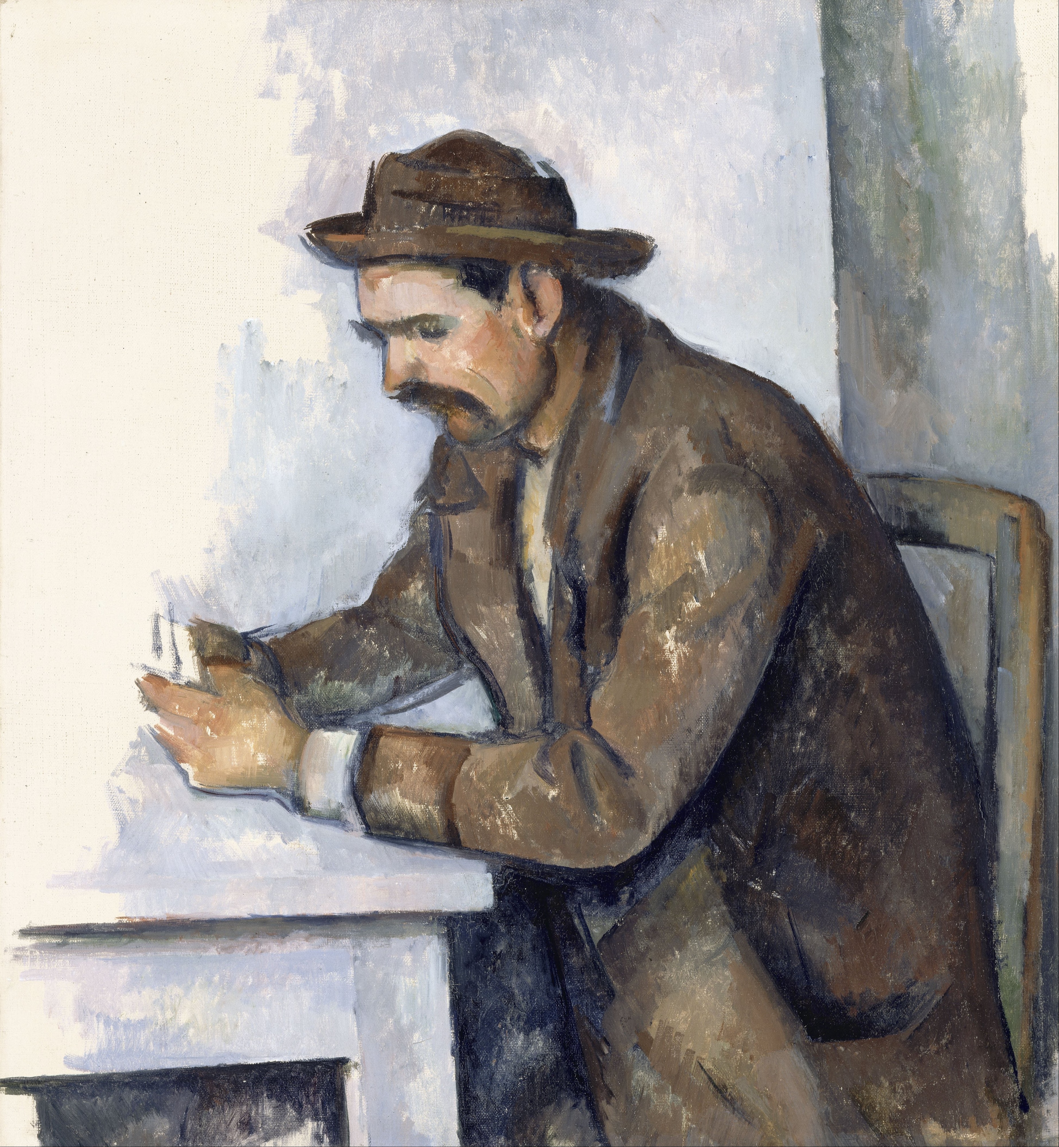 Le Joueur de cartes by Paul Cézanne