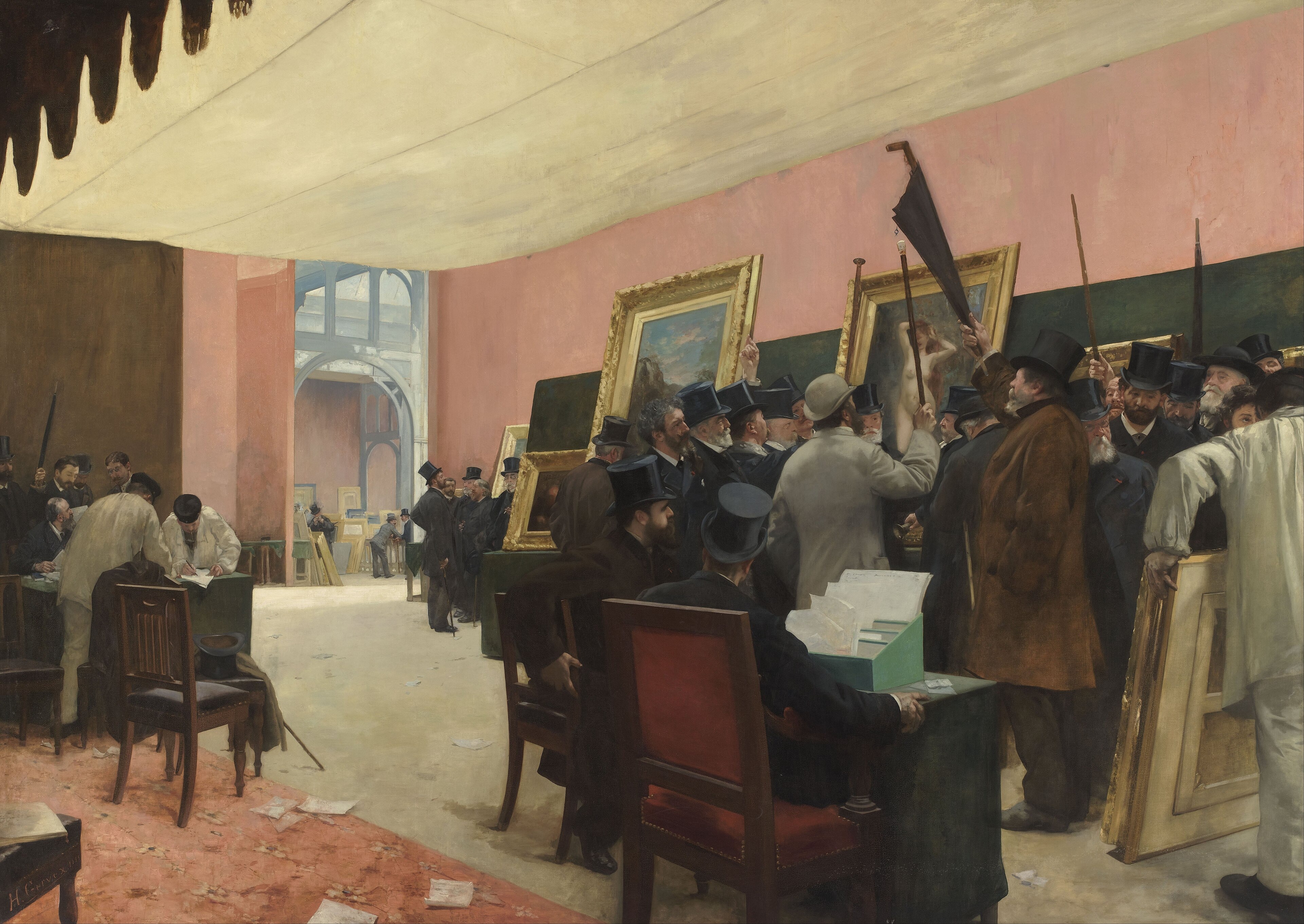 Une scéance du jury de peinture by Henri Gervex
