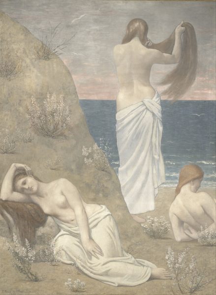Jeunes filles au bord de la mer by Pierre Puvis de Chavannes