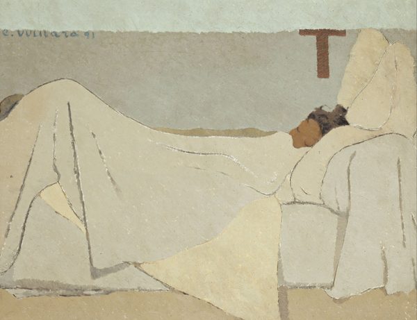 Au lit by Édouard Vuillard