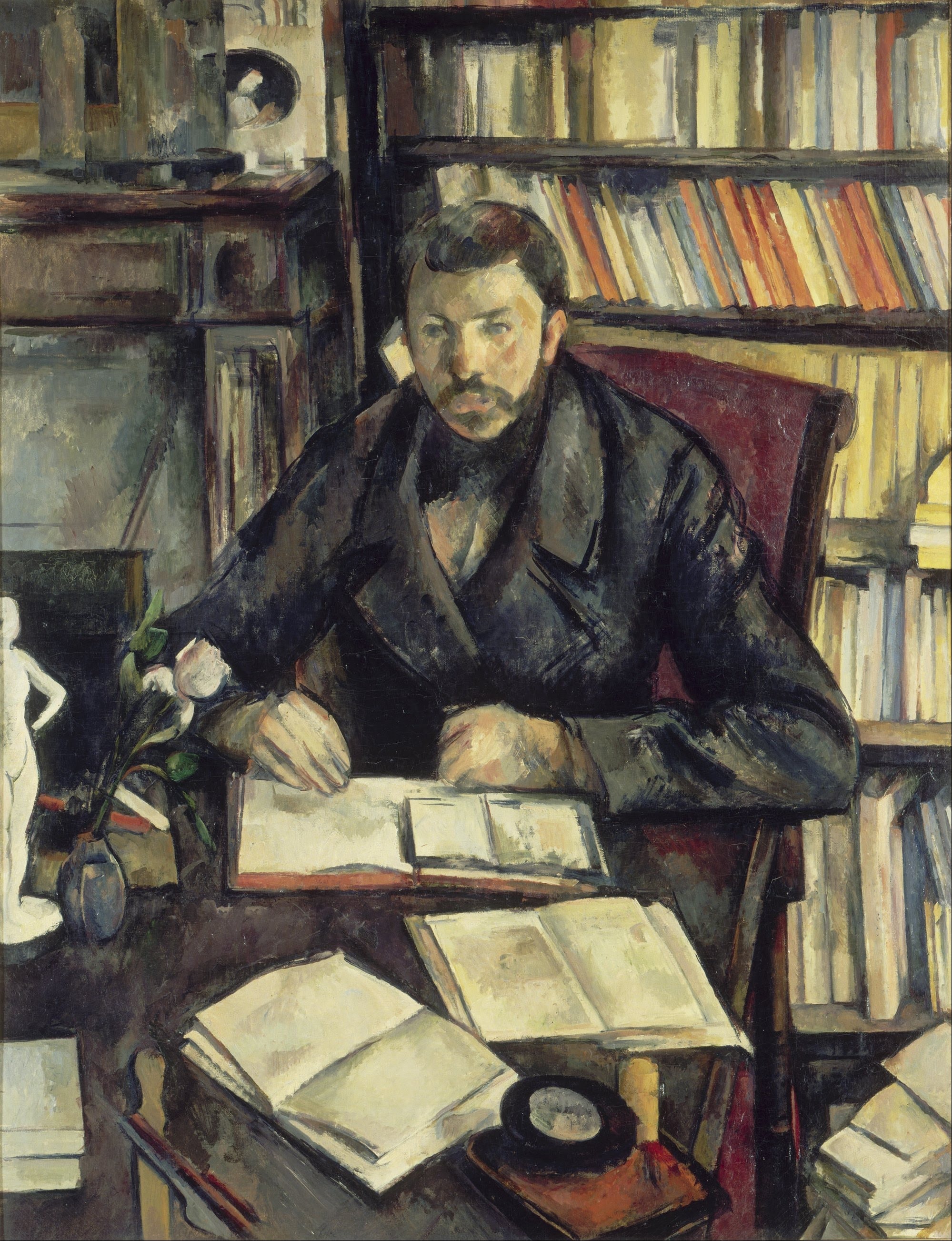 Gustave Geffroy by Paul Cézanne